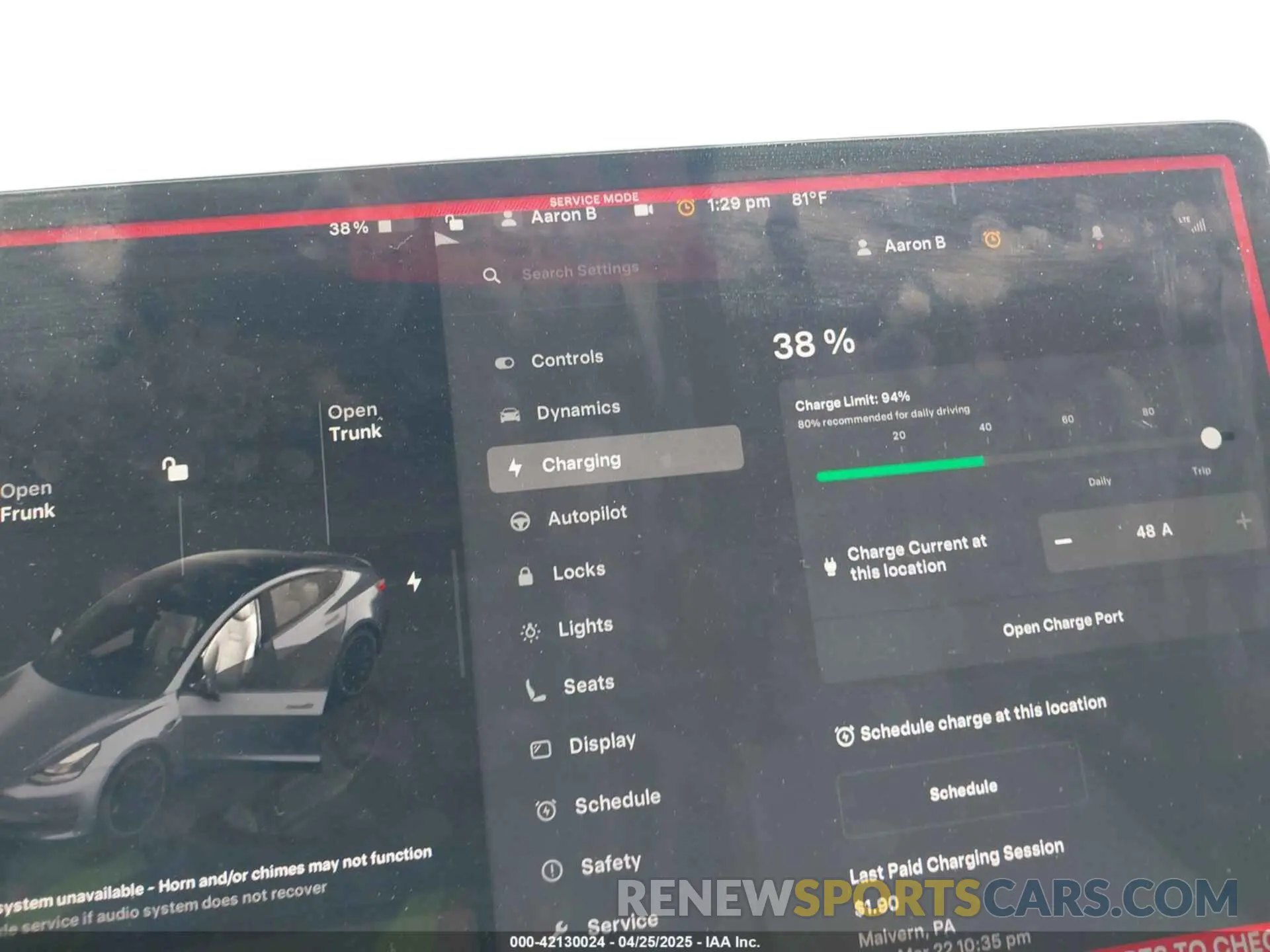18 fotografías del automóvil dañado 5YJ3E1EC6PF383560 TESLA MODEL 3 2023