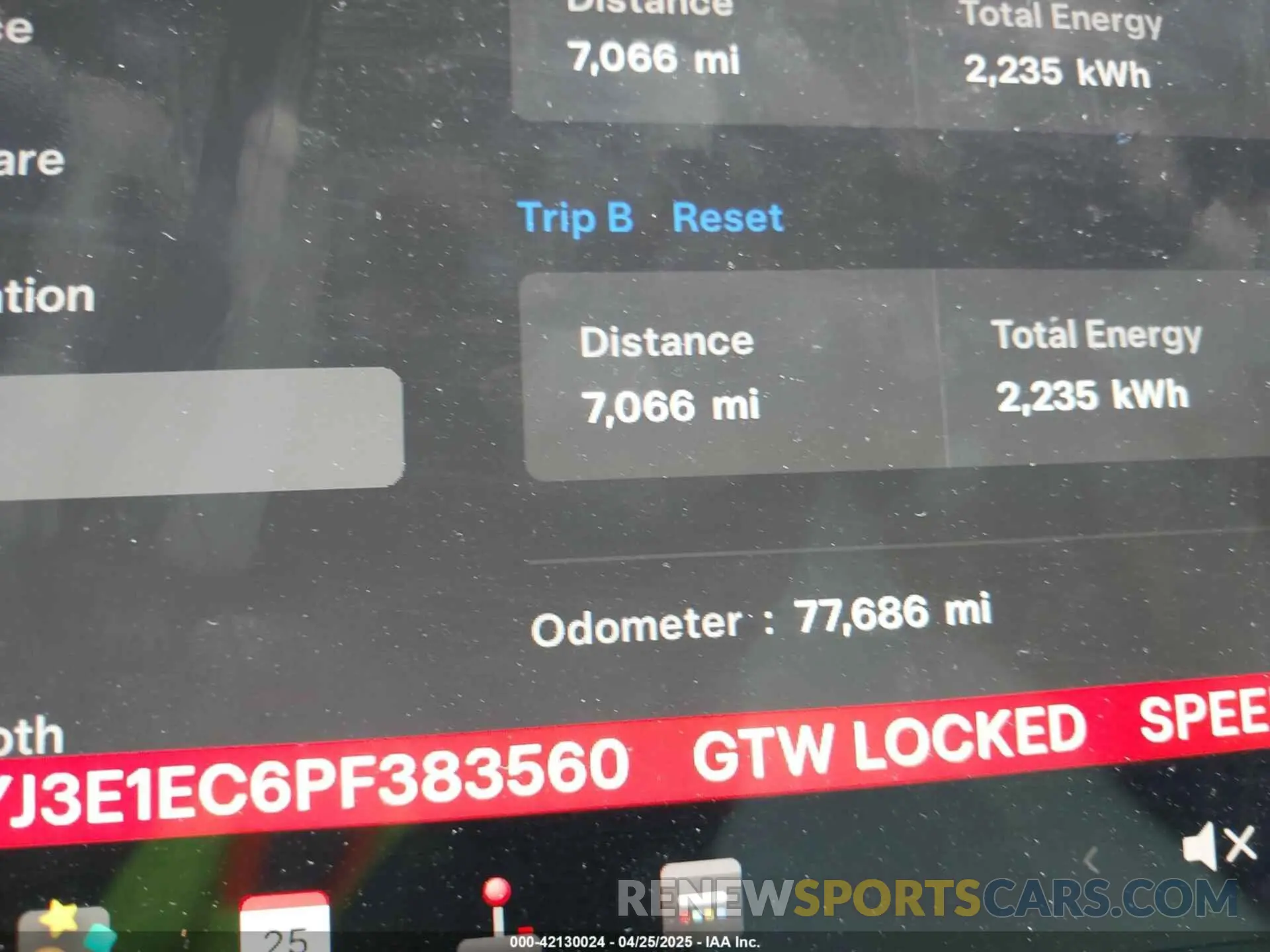 7 fotografías del automóvil dañado 5YJ3E1EC6PF383560 TESLA MODEL 3 2023