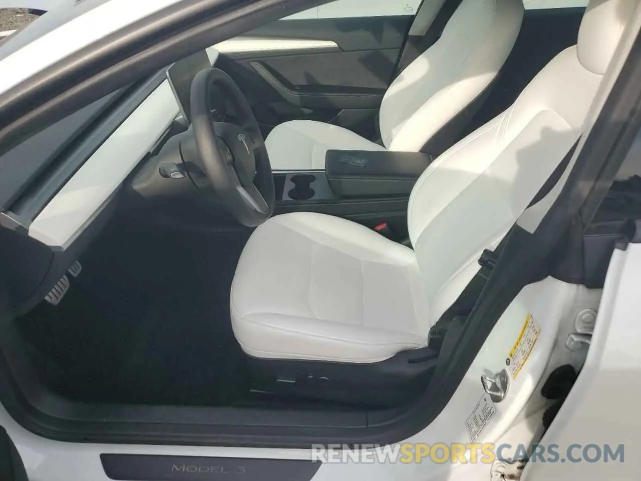 7 fotografías del automóvil dañado 5YJ3E1EC6PF399676 TESLA MODEL 3 2023