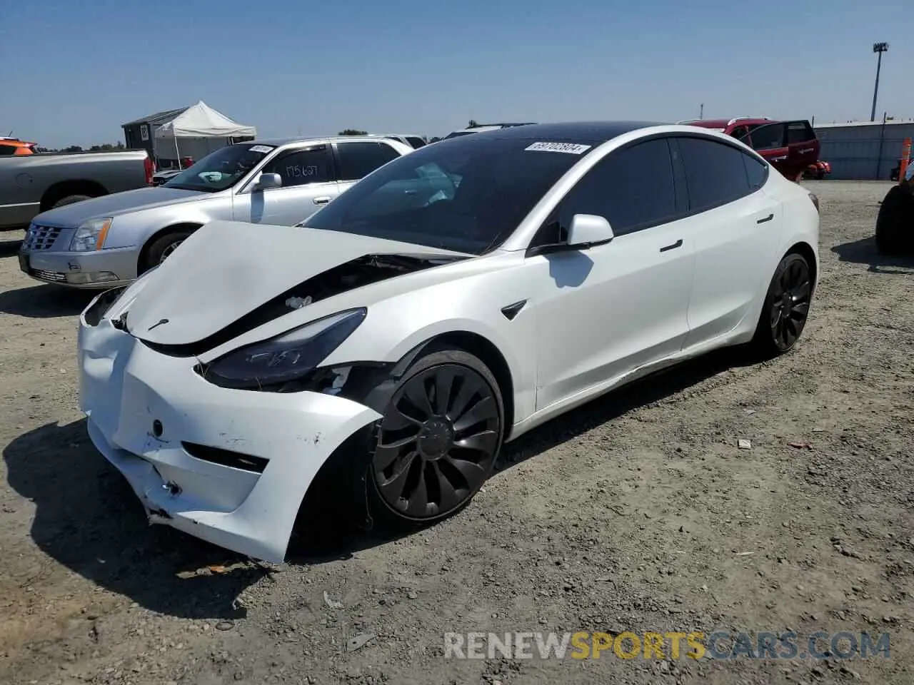 1 fotografías del automóvil dañado 5YJ3E1EC6PF461190 TESLA MODEL 3 2023