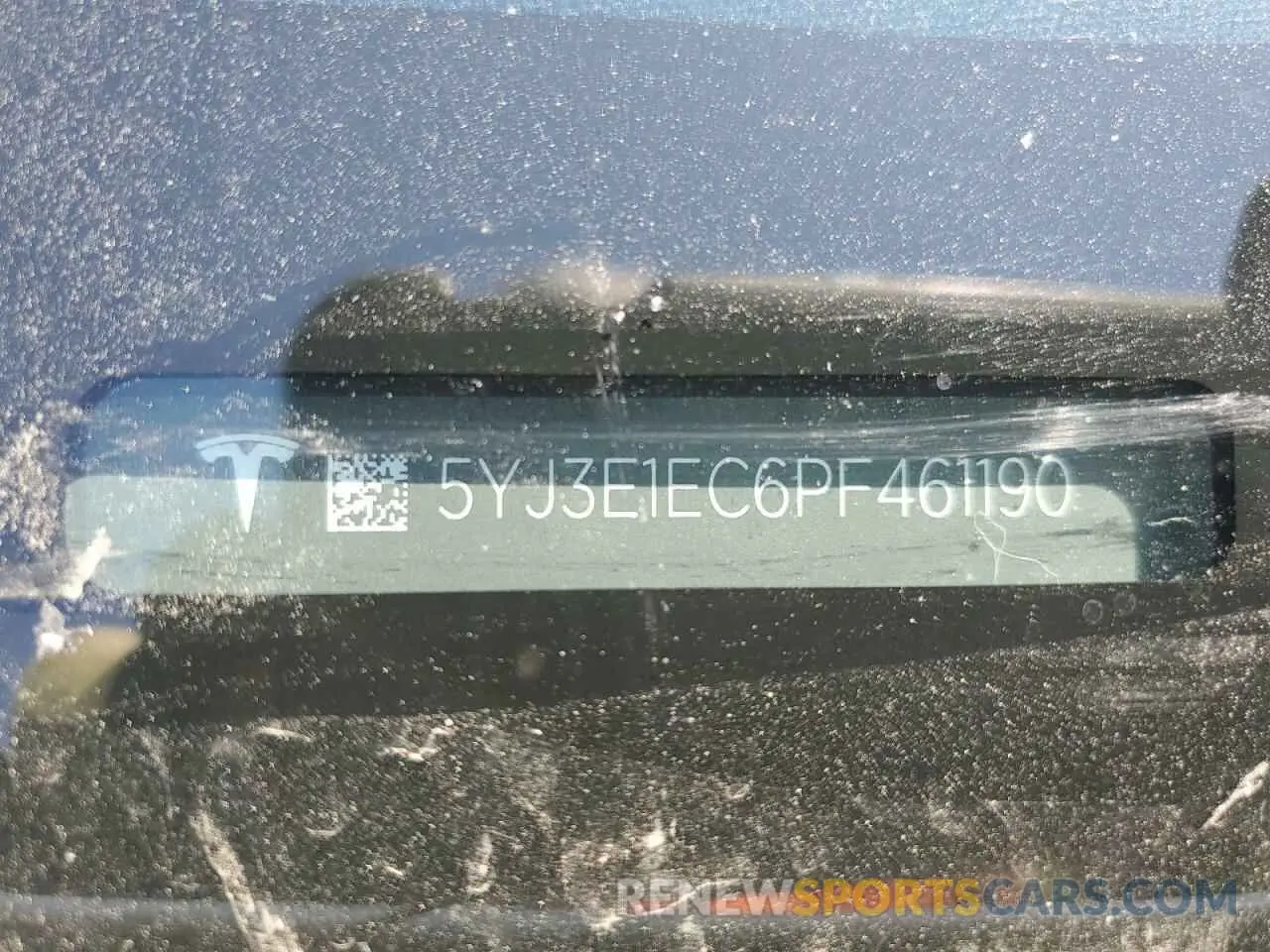 12 fotografías del automóvil dañado 5YJ3E1EC6PF461190 TESLA MODEL 3 2023