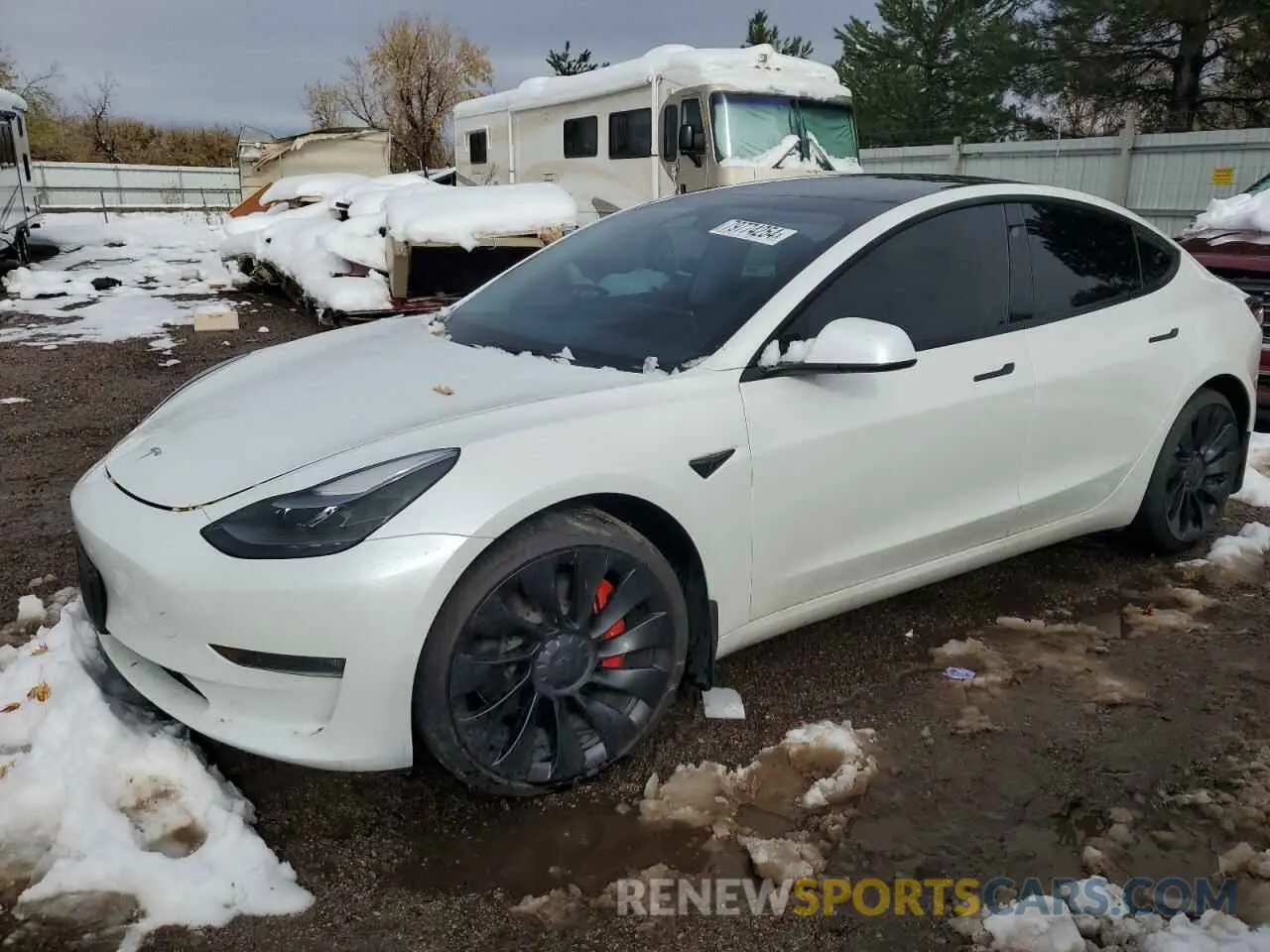 1 fotografías del automóvil dañado 5YJ3E1EC6PF500487 TESLA MODEL 3 2023