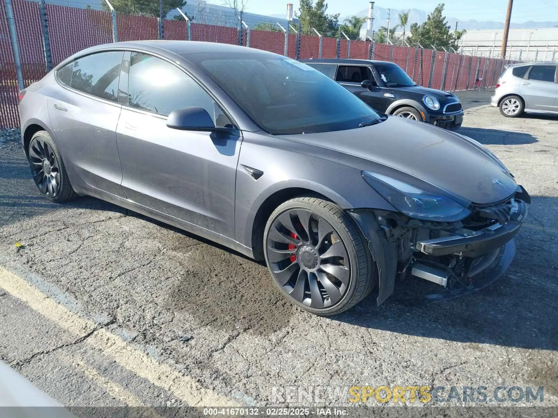1 fotografías del automóvil dañado 5YJ3E1EC6PF714766 TESLA MODEL 3 2023
