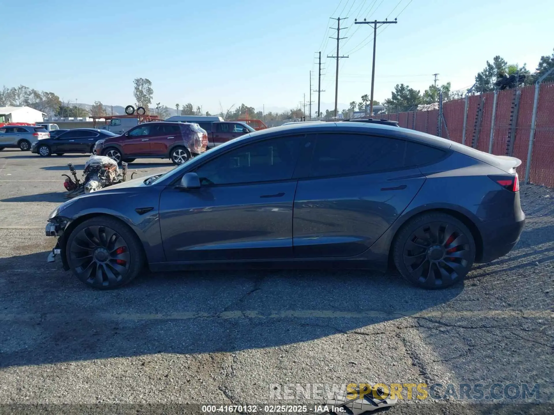 14 fotografías del automóvil dañado 5YJ3E1EC6PF714766 TESLA MODEL 3 2023