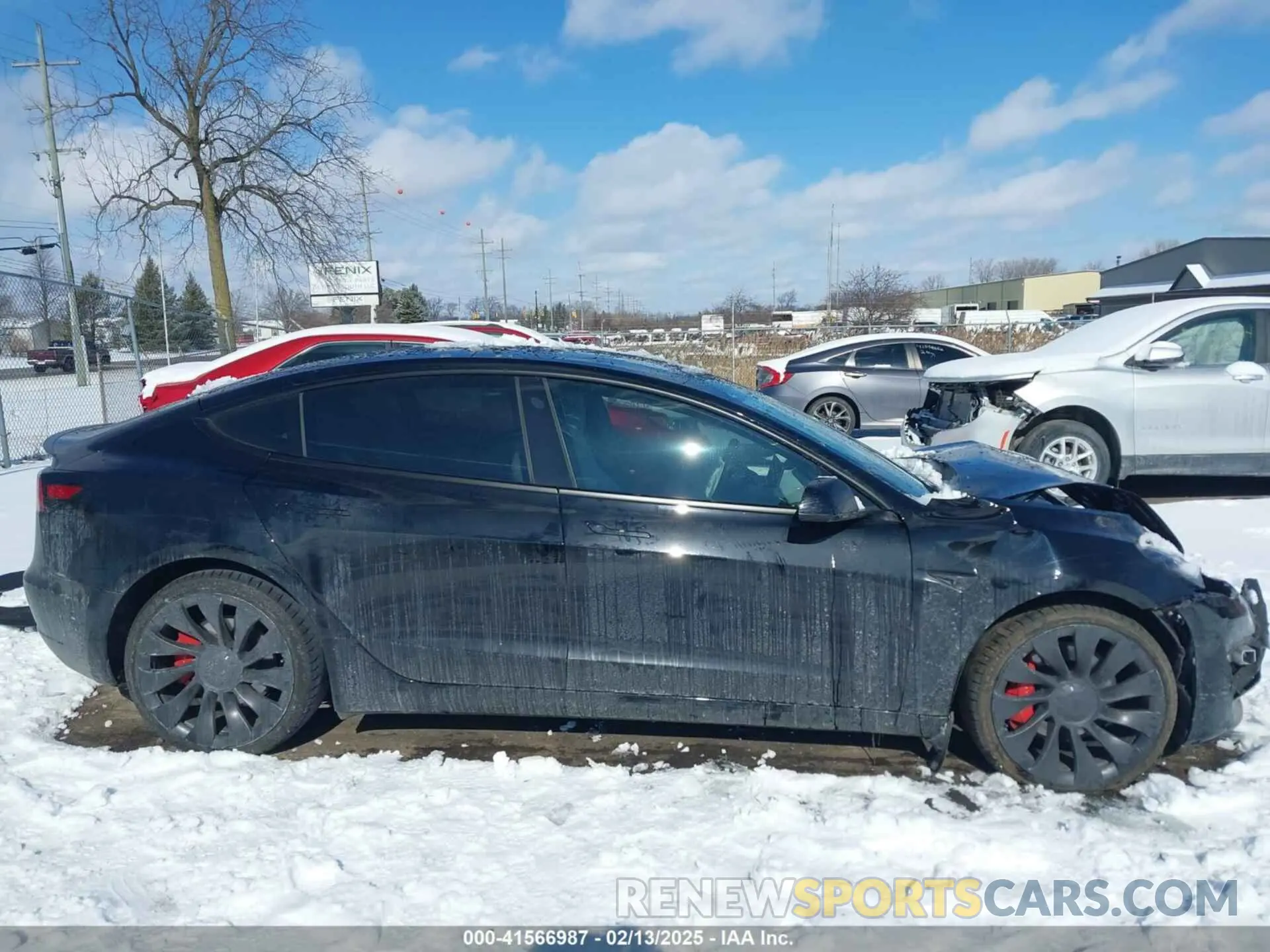 13 fotografías del automóvil dañado 5YJ3E1EC7PF423161 TESLA MODEL 3 2023