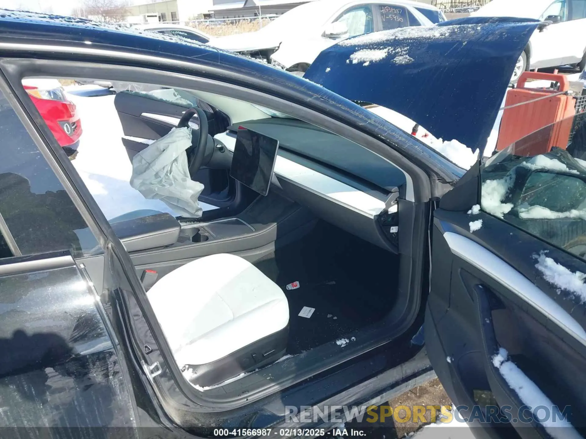 5 fotografías del automóvil dañado 5YJ3E1EC7PF423161 TESLA MODEL 3 2023