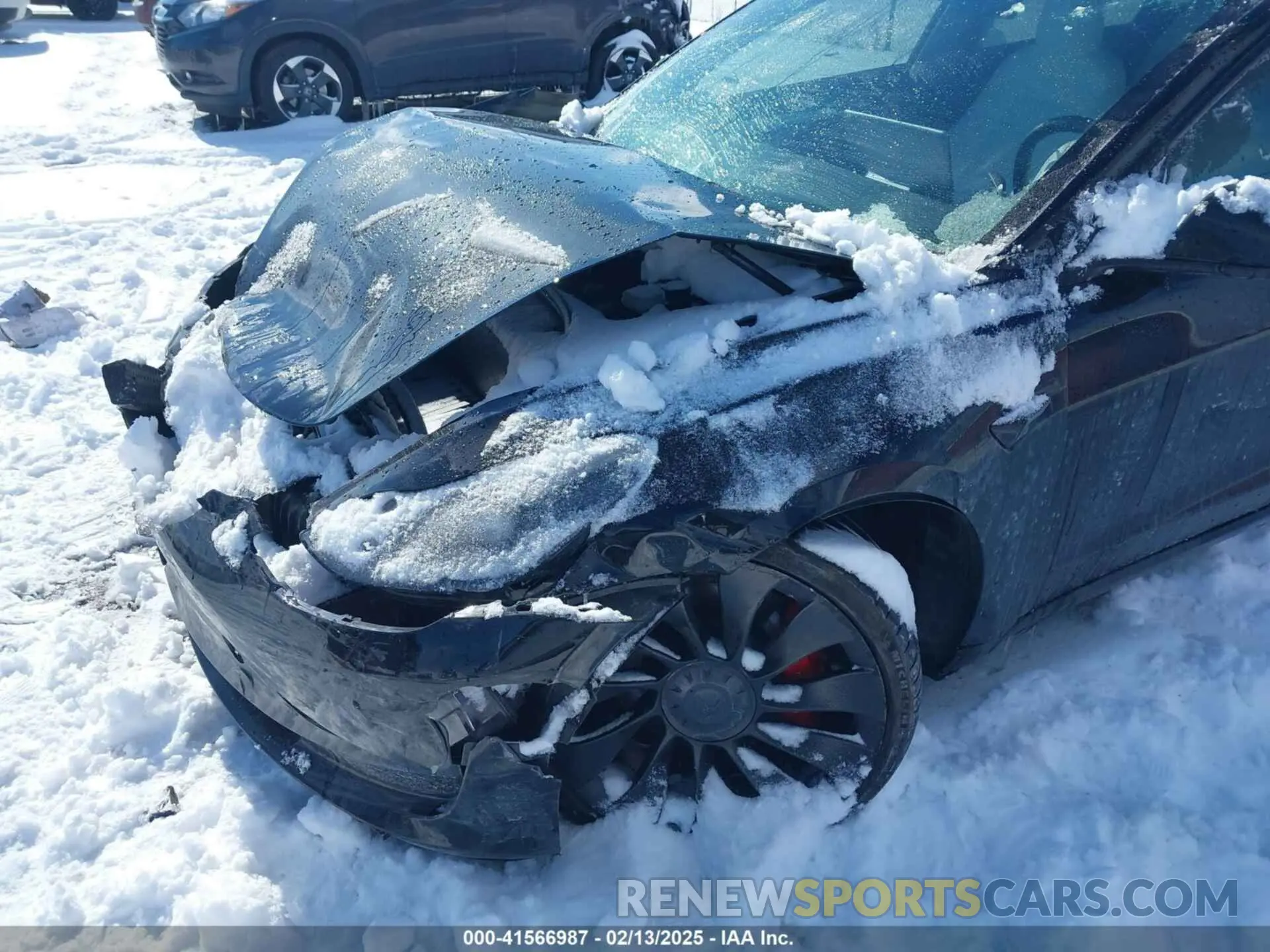 6 fotografías del automóvil dañado 5YJ3E1EC7PF423161 TESLA MODEL 3 2023
