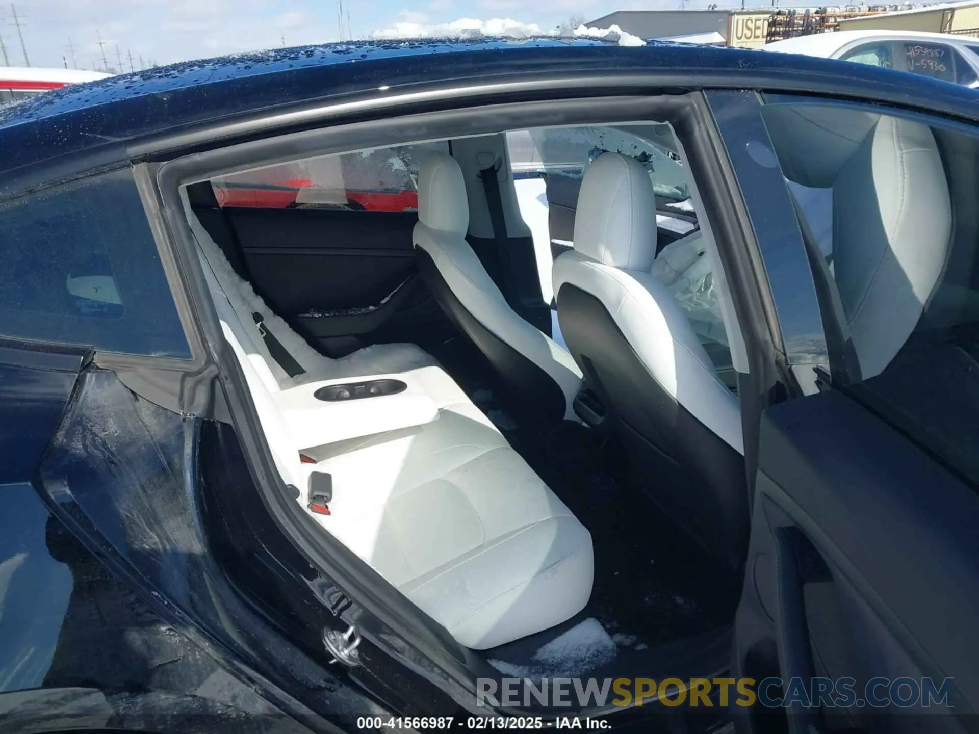 8 fotografías del automóvil dañado 5YJ3E1EC7PF423161 TESLA MODEL 3 2023