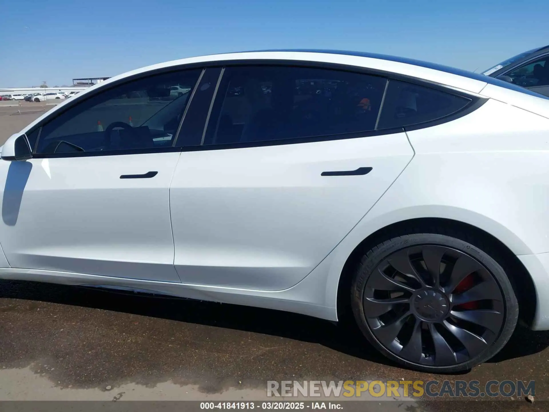 14 fotografías del automóvil dañado 5YJ3E1EC7PF432748 TESLA MODEL 3 2023