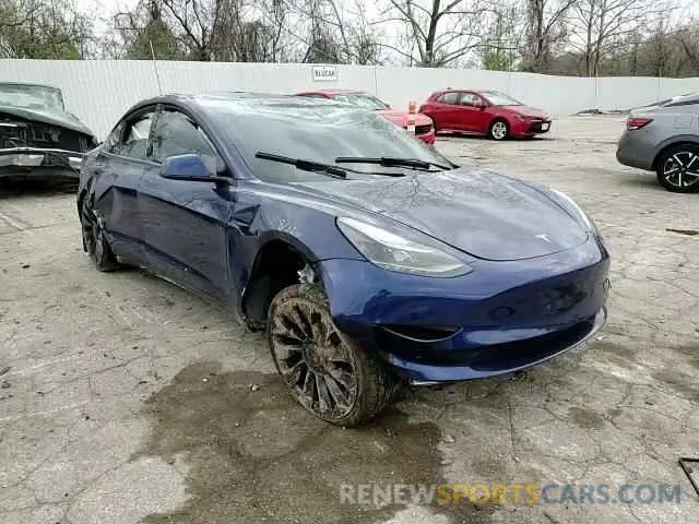 10 fotografías del automóvil dañado 5YJ3E1EC7PF488706 TESLA MODEL 3 2023