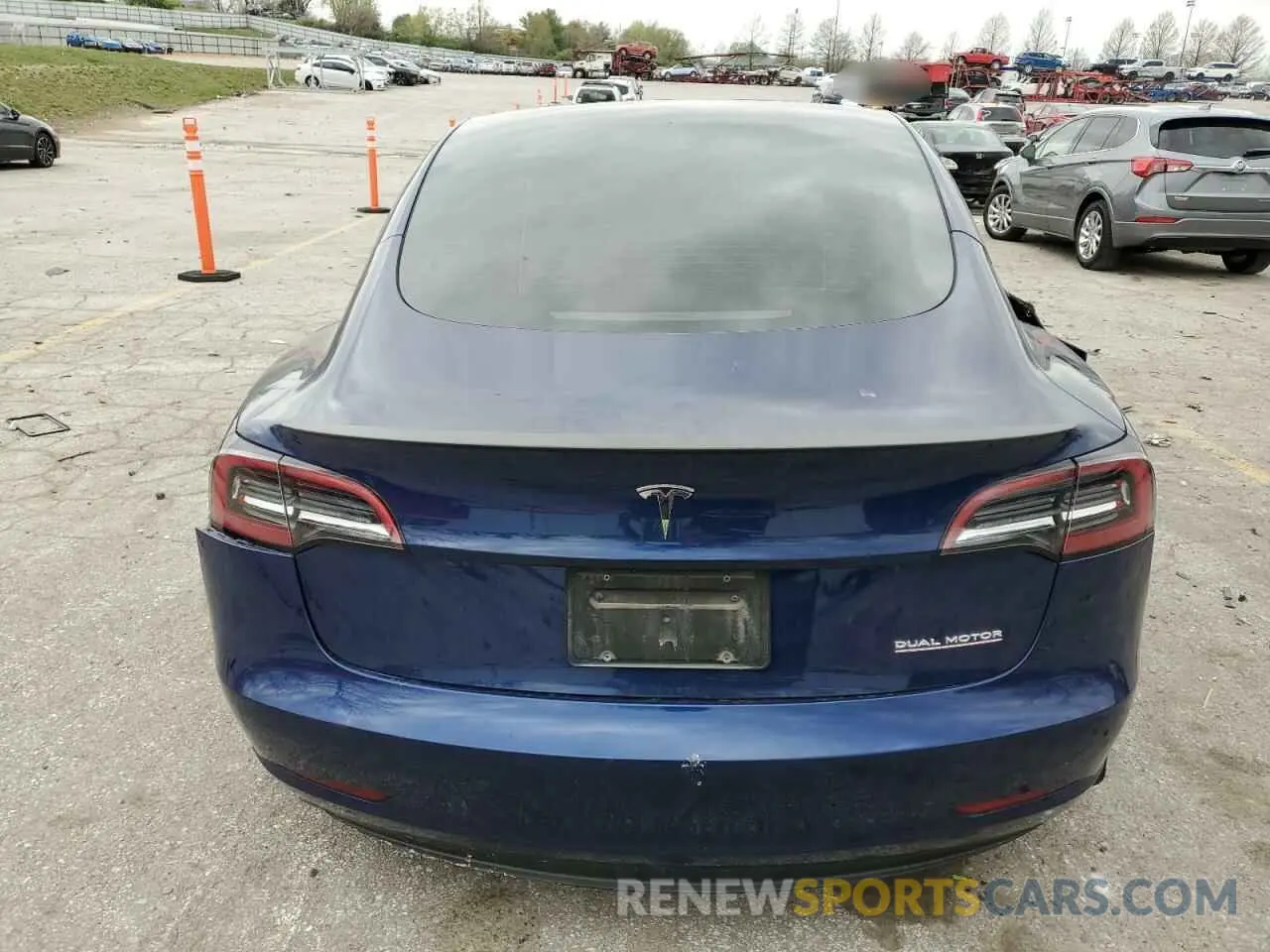 6 fotografías del automóvil dañado 5YJ3E1EC7PF488706 TESLA MODEL 3 2023
