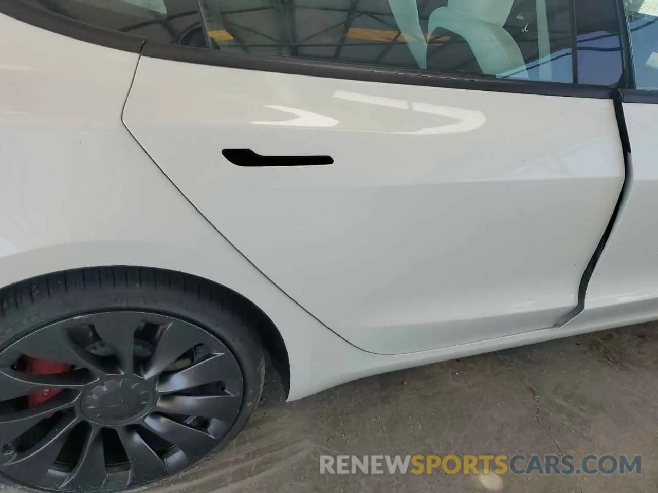 10 fotografías del automóvil dañado 5YJ3E1EC7PF600078 TESLA MODEL 3 2023
