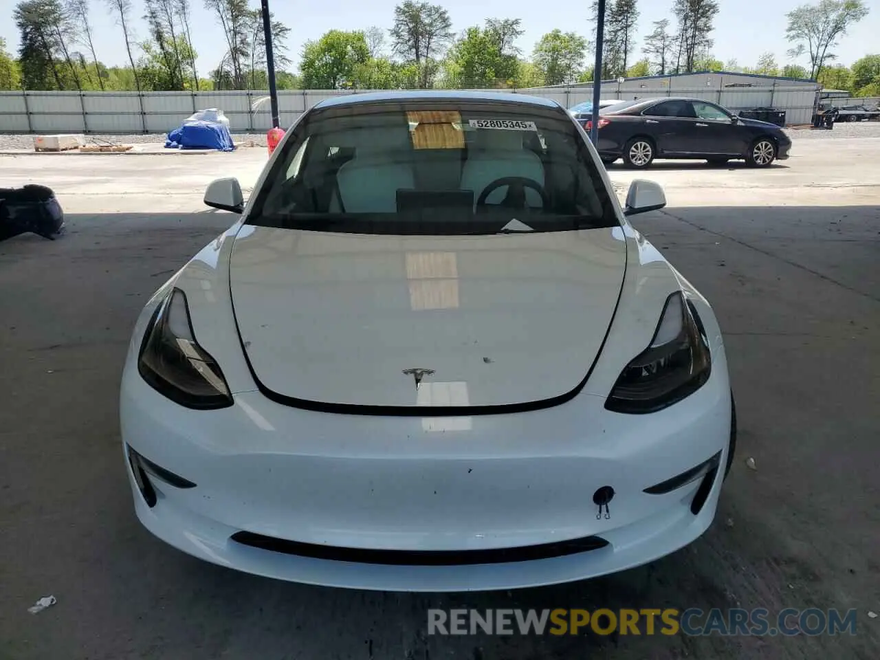5 fotografías del automóvil dañado 5YJ3E1EC7PF600078 TESLA MODEL 3 2023