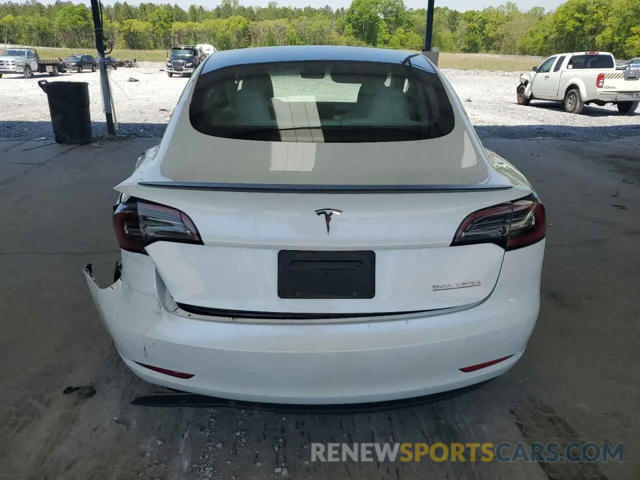 6 fotografías del automóvil dañado 5YJ3E1EC7PF600078 TESLA MODEL 3 2023