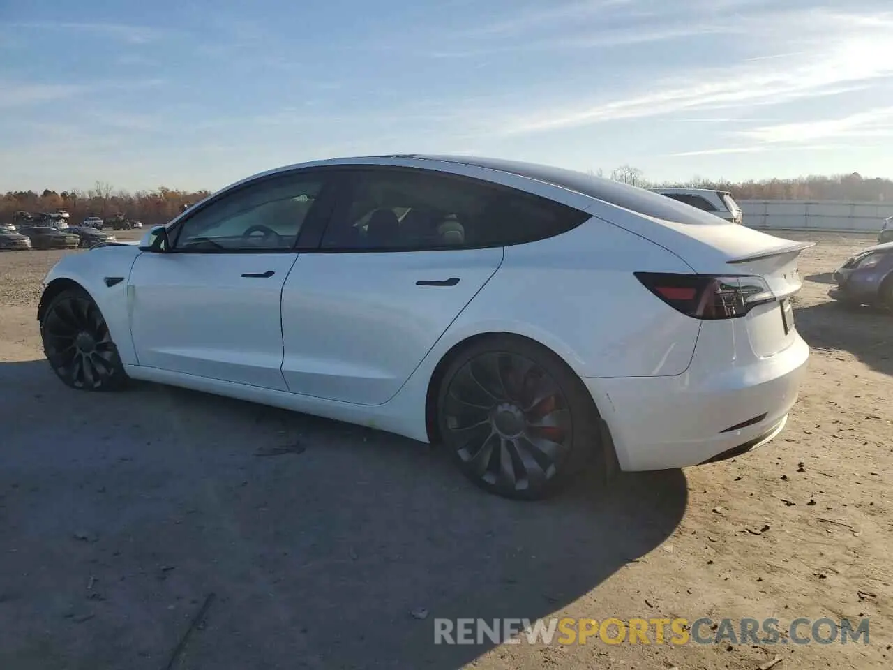 2 fotografías del automóvil dañado 5YJ3E1EC7PF601389 TESLA MODEL 3 2023