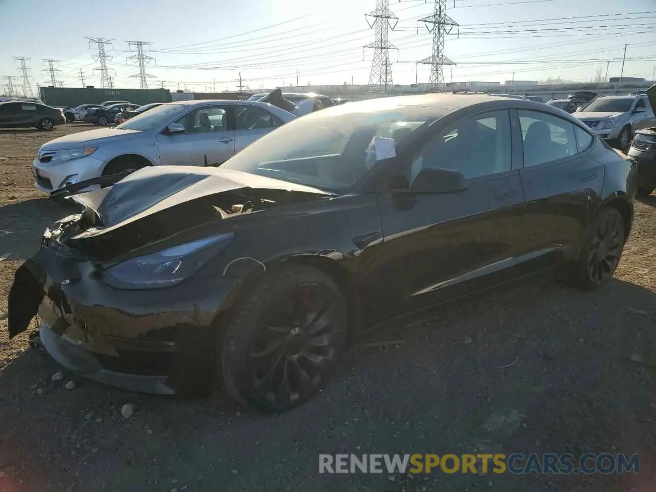 1 fotografías del automóvil dañado 5YJ3E1EC8PF409012 TESLA MODEL 3 2023