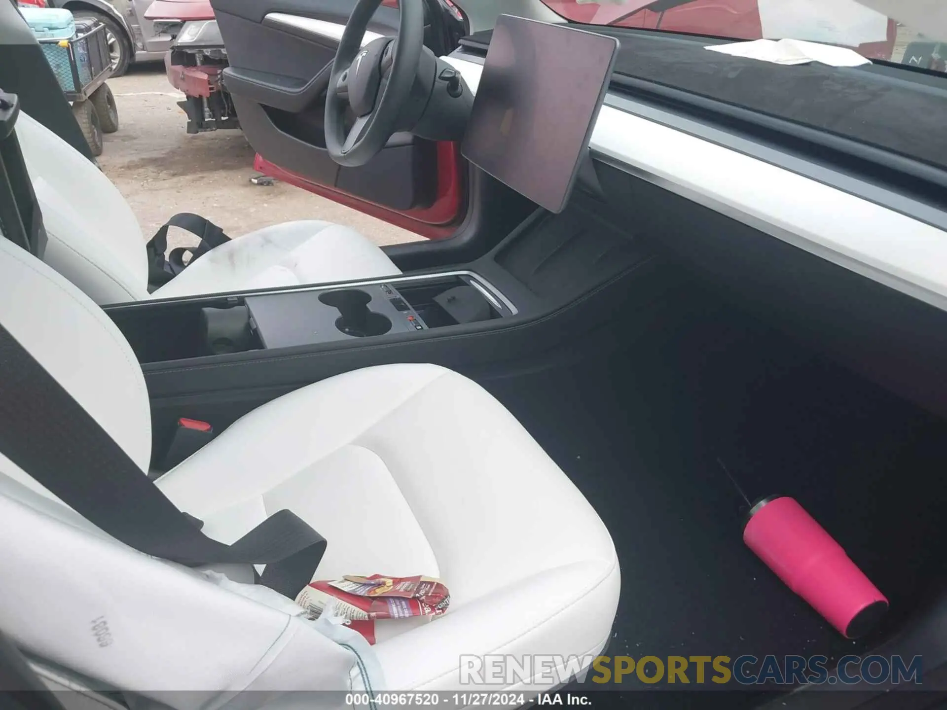 5 fotografías del automóvil dañado 5YJ3E1EC8PF431818 TESLA MODEL 3 2023