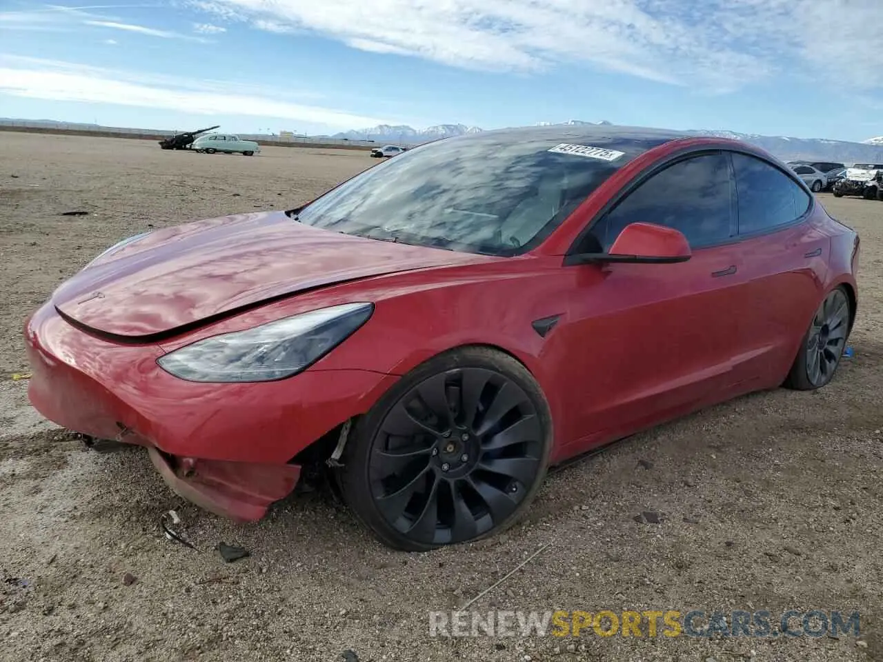 1 fotografías del automóvil dañado 5YJ3E1EC8PF472031 TESLA MODEL 3 2023