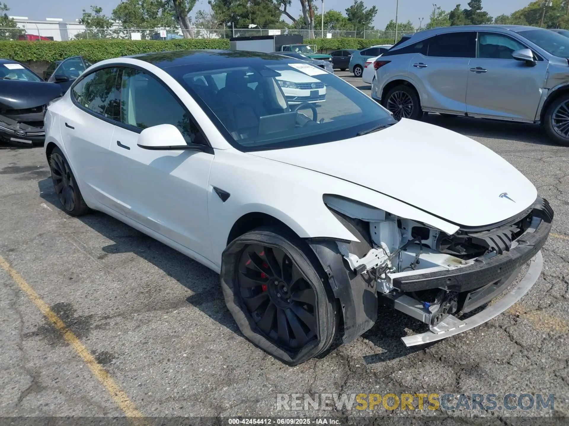 1 fotografías del automóvil dañado 5YJ3E1EC8PF504525 TESLA MODEL 3 2023