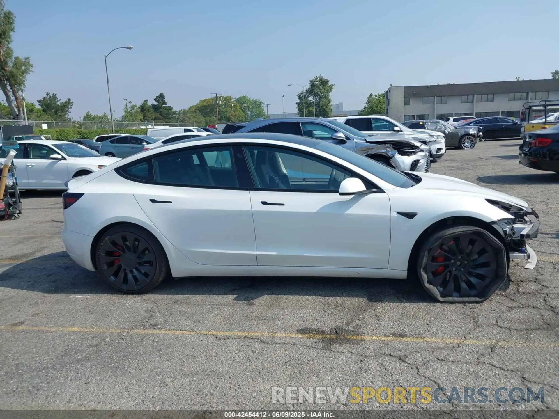 14 fotografías del automóvil dañado 5YJ3E1EC8PF504525 TESLA MODEL 3 2023