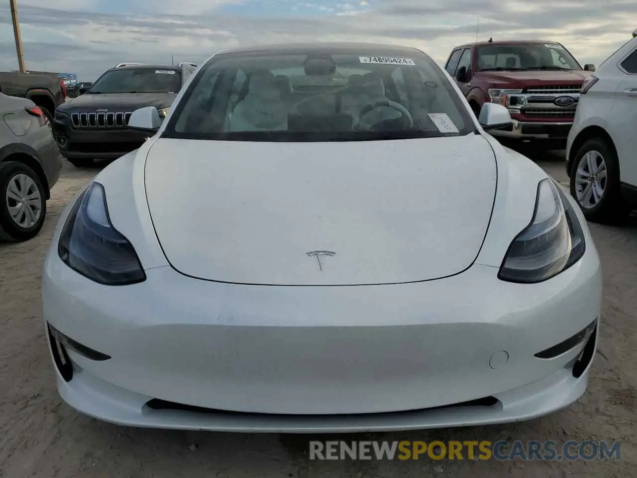 5 fotografías del automóvil dañado 5YJ3E1EC8PF596672 TESLA MODEL 3 2023