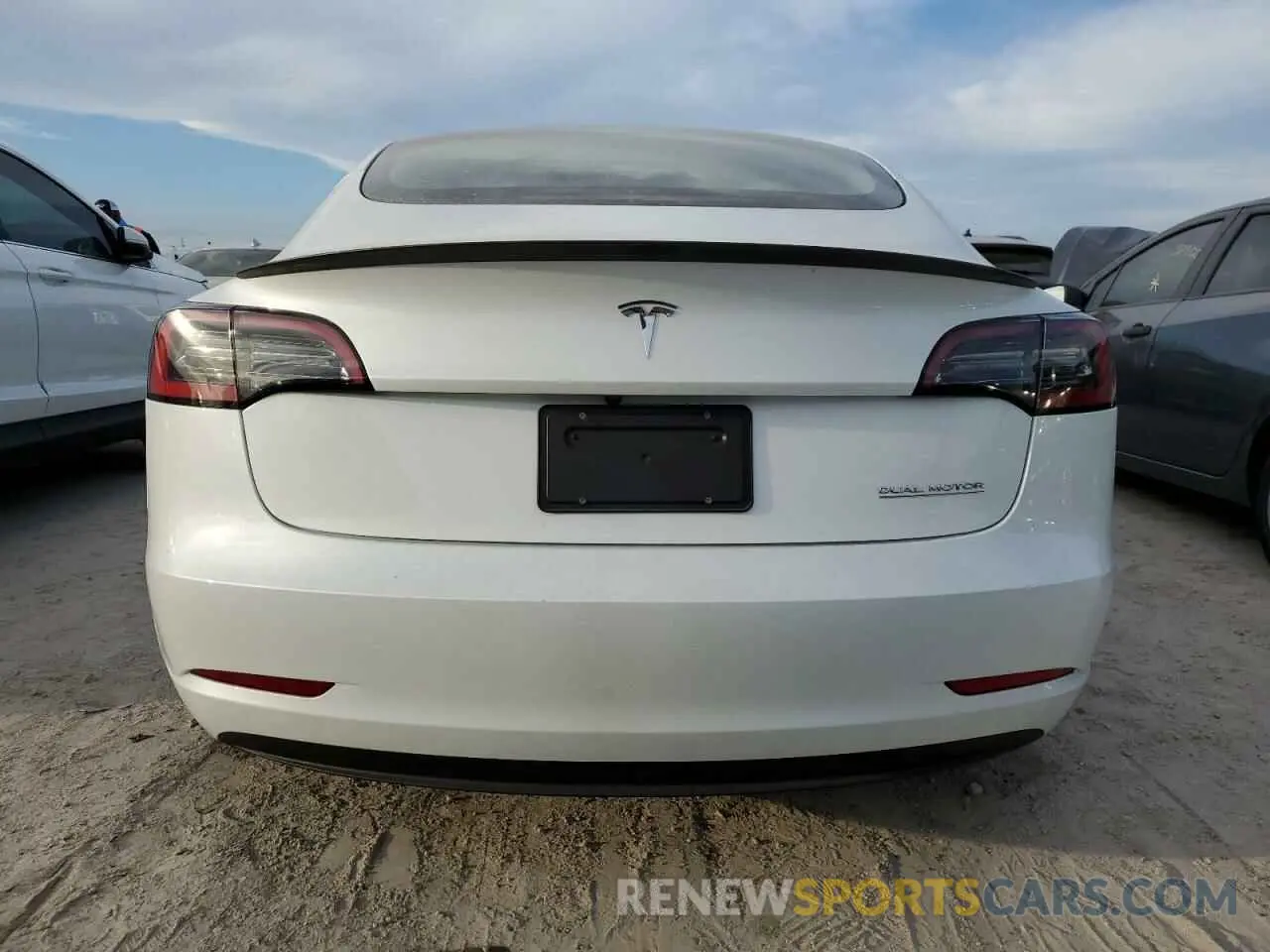 6 fotografías del automóvil dañado 5YJ3E1EC8PF596672 TESLA MODEL 3 2023