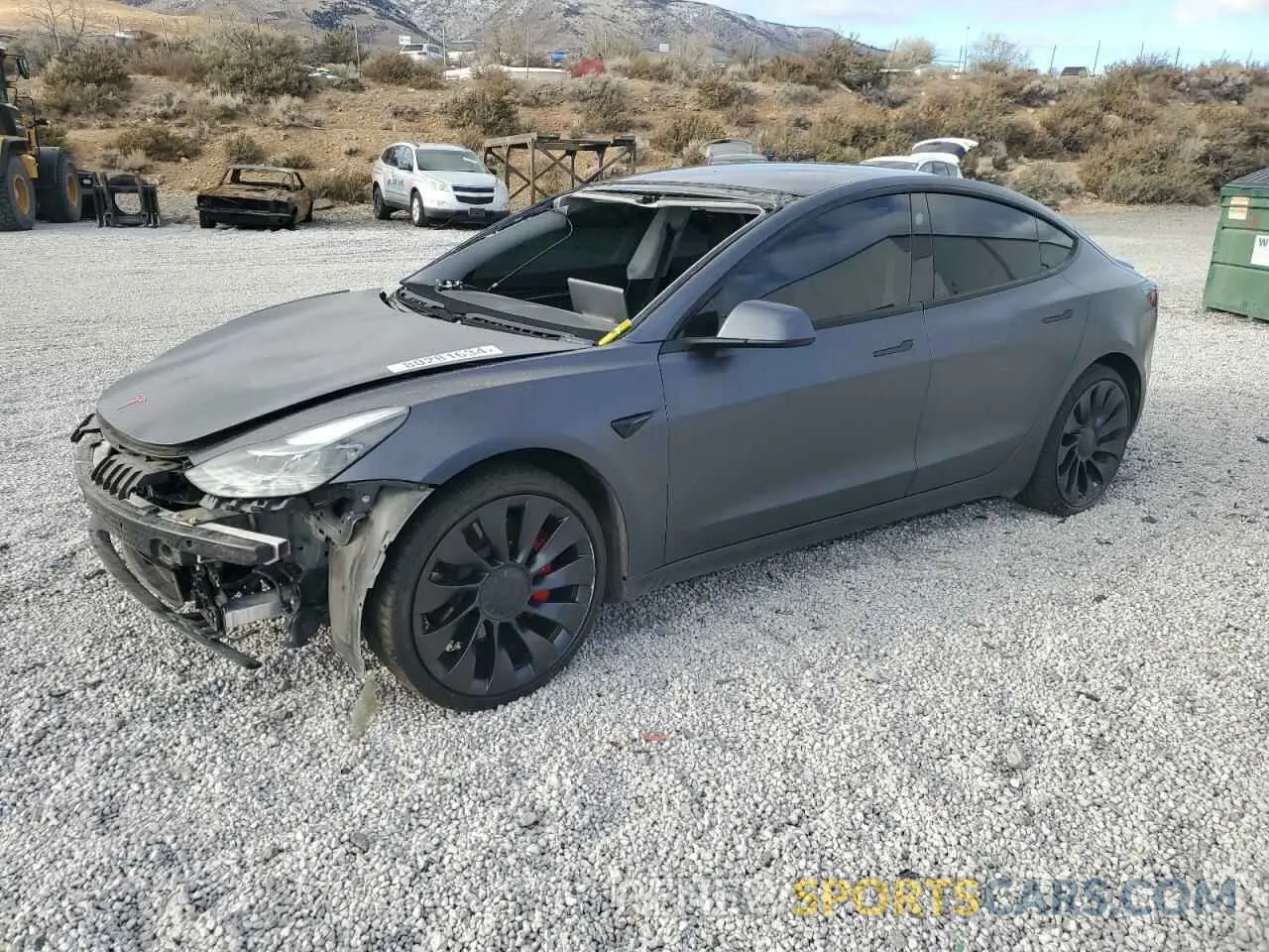 1 fotografías del automóvil dañado 5YJ3E1EC9PF603256 TESLA MODEL 3 2023