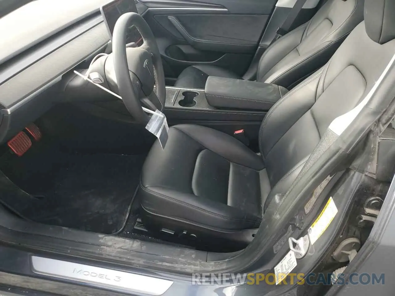 7 fotografías del automóvil dañado 5YJ3E1EC9PF603256 TESLA MODEL 3 2023