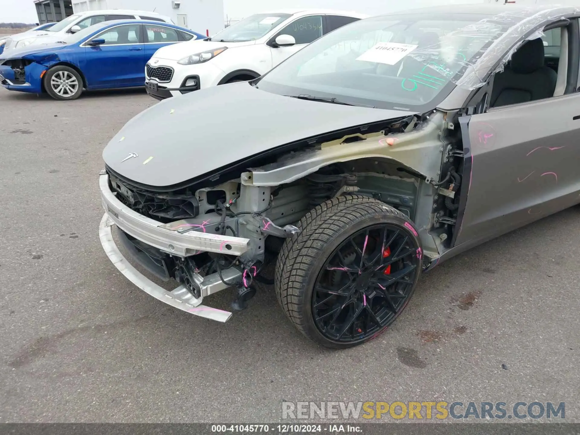 6 fotografías del automóvil dañado 5YJ3E1ECXPF398935 TESLA MODEL 3 2023