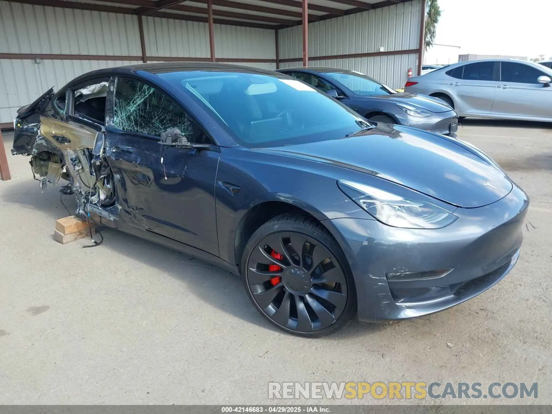 1 fotografías del automóvil dañado 5YJ3E1ECXPF410212 TESLA MODEL 3 2023