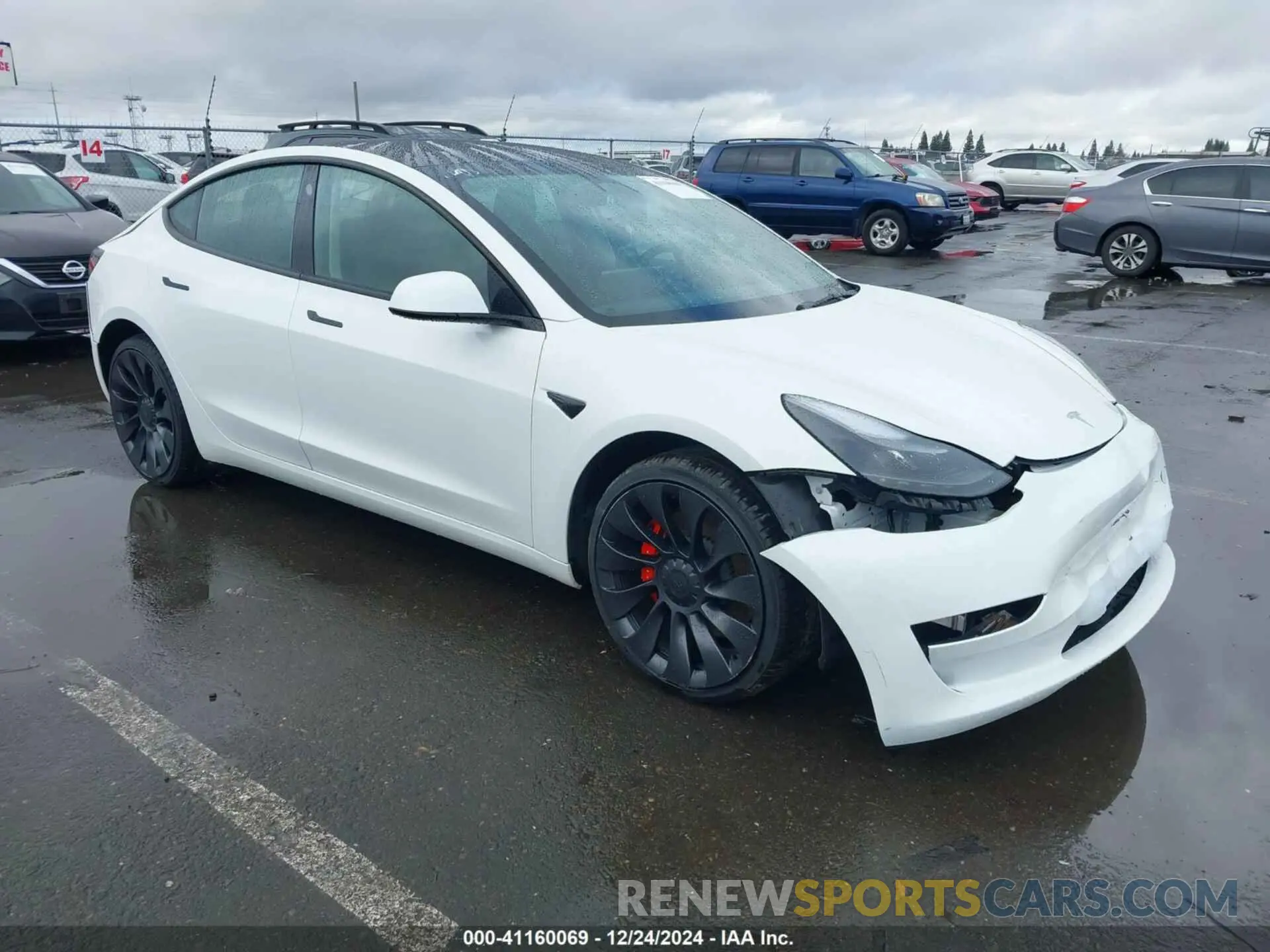 1 fotografías del automóvil dañado 5YJ3E1ECXPF582174 TESLA MODEL 3 2023