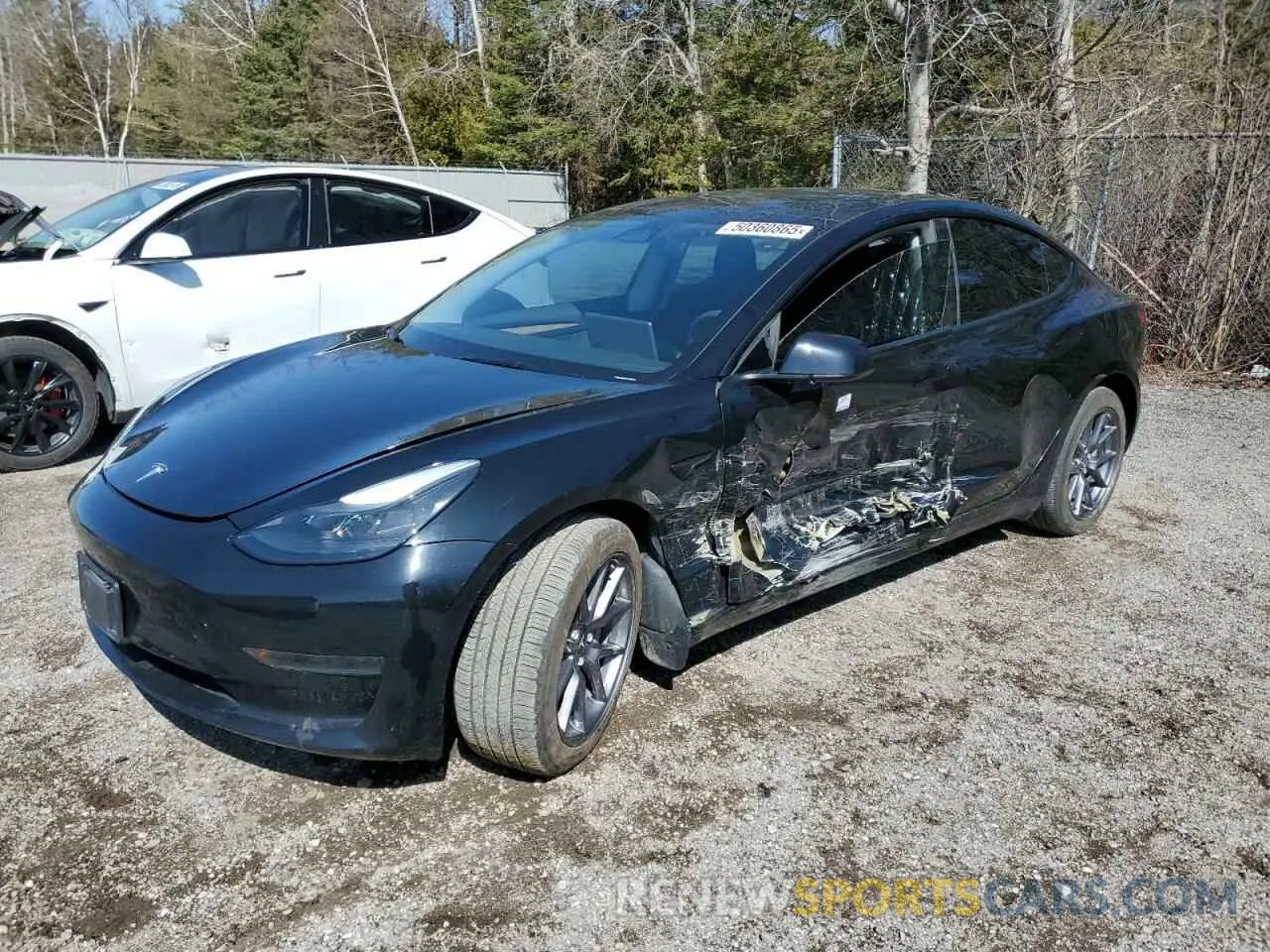 1 fotografías del automóvil dañado LRW3E1FA5PC920846 TESLA MODEL 3 2023