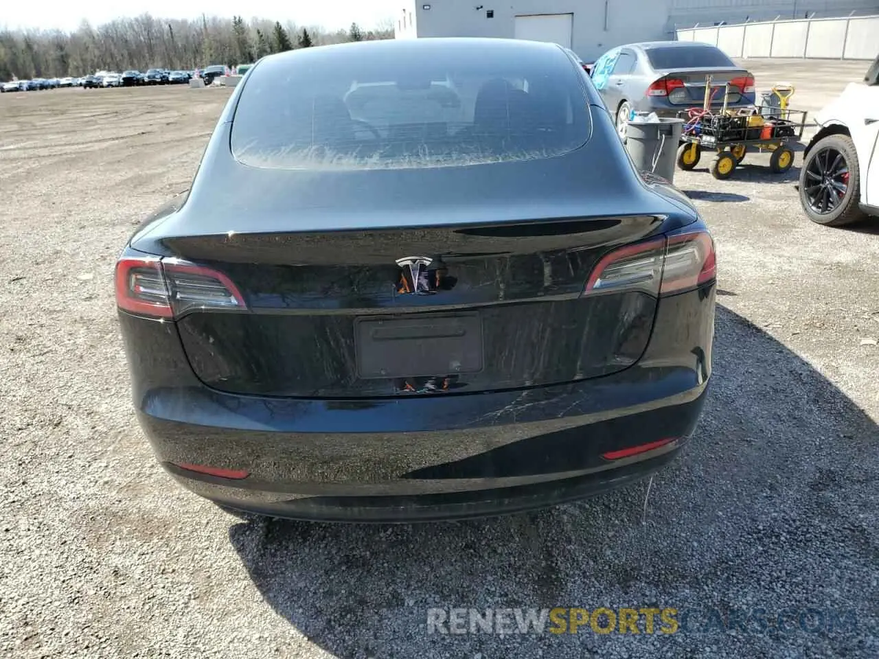 6 fotografías del automóvil dañado LRW3E1FA5PC920846 TESLA MODEL 3 2023