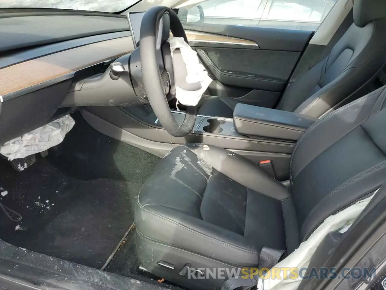 7 fotografías del automóvil dañado LRW3E1FA5PC945276 TESLA MODEL 3 2023