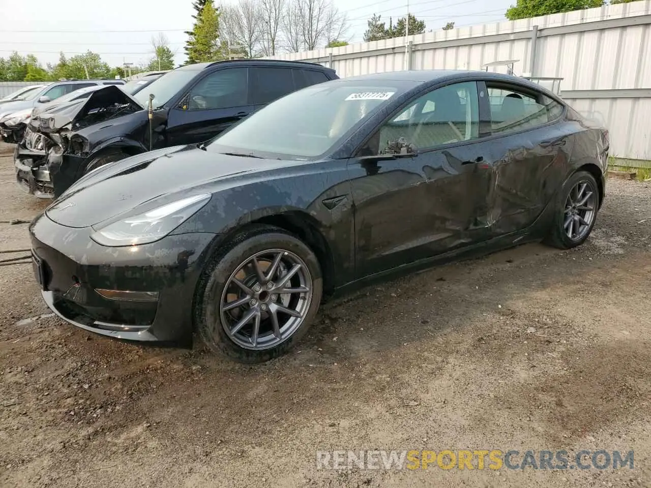 1 fotografías del automóvil dañado LRW3E1FA8PC875661 TESLA MODEL 3 2023