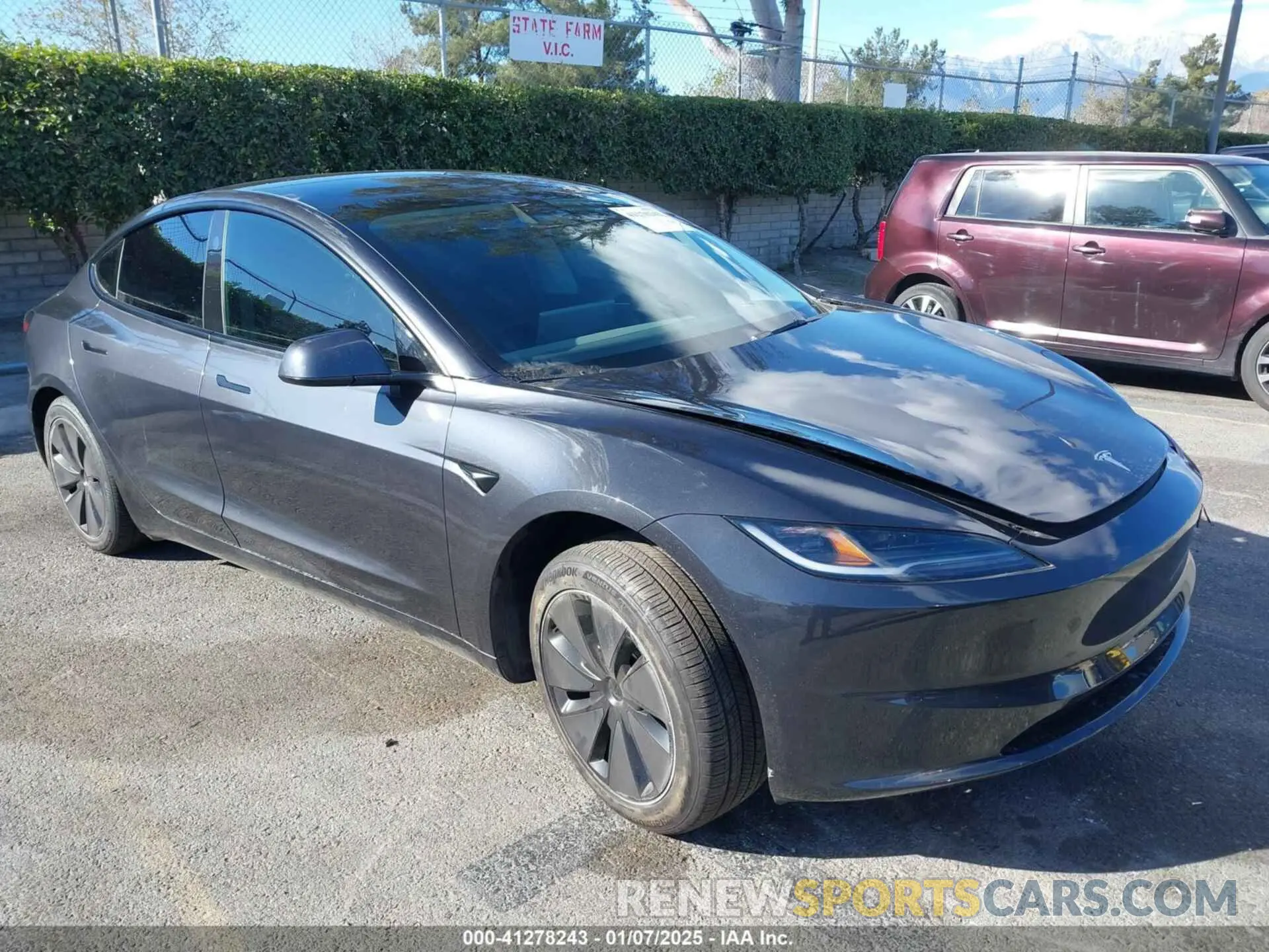 1 fotografías del automóvil dañado 5YJ3E1EA0RF718703 TESLA MODEL 3 2024