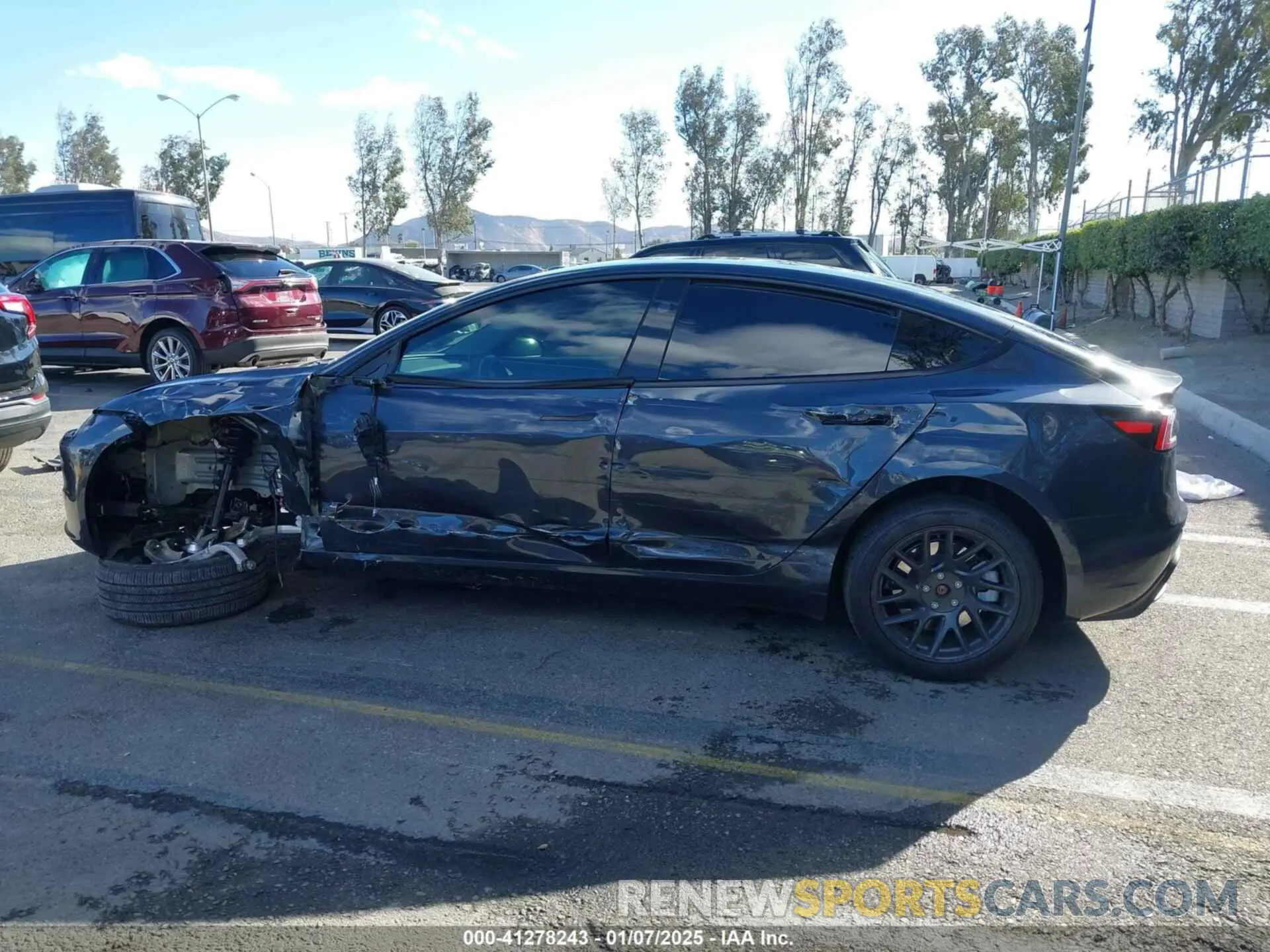 14 fotografías del automóvil dañado 5YJ3E1EA0RF718703 TESLA MODEL 3 2024