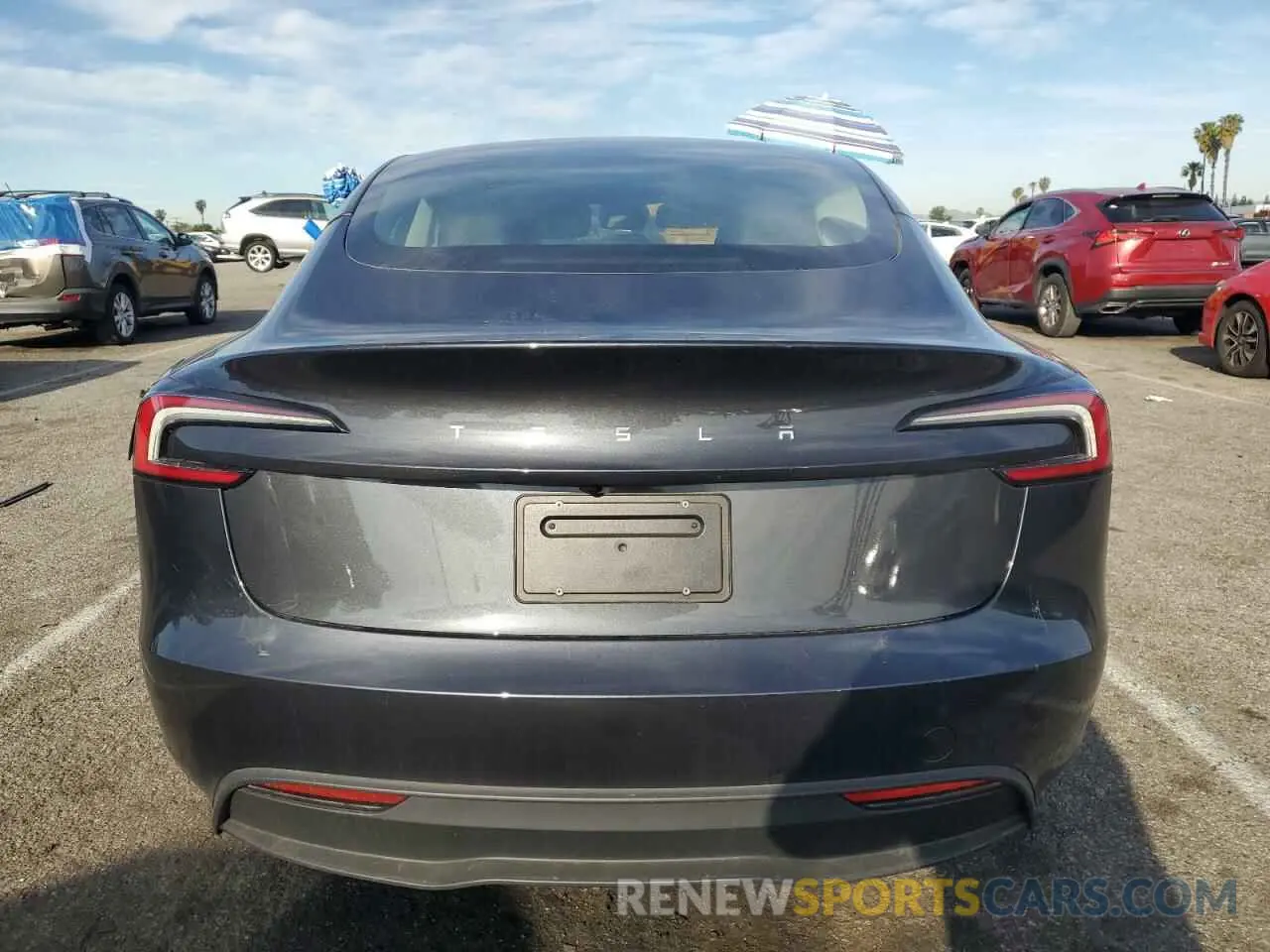 6 fotografías del automóvil dañado 5YJ3E1EA0RF724579 TESLA MODEL 3 2024