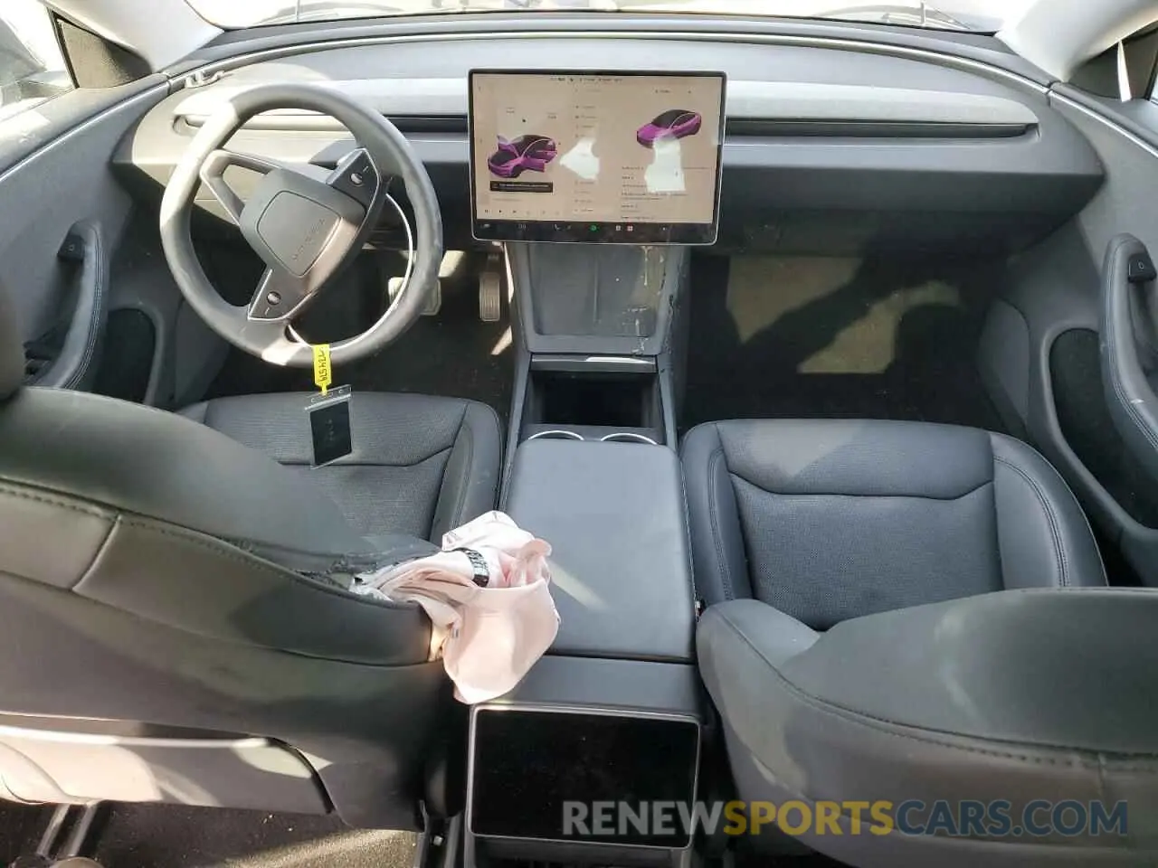8 fotografías del automóvil dañado 5YJ3E1EA0RF724579 TESLA MODEL 3 2024