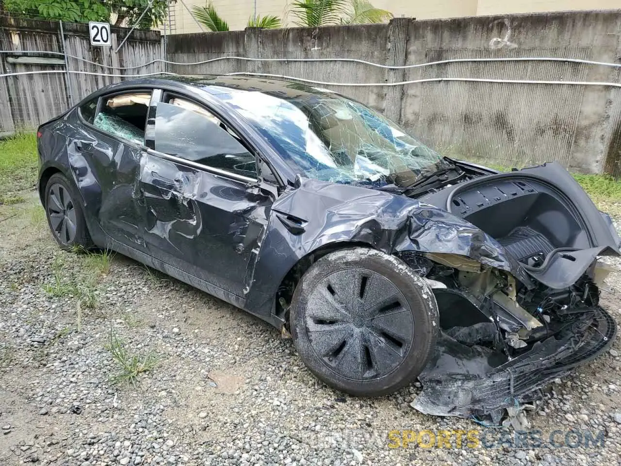 4 fotografías del automóvil dañado 5YJ3E1EA0RF735839 TESLA MODEL 3 2024