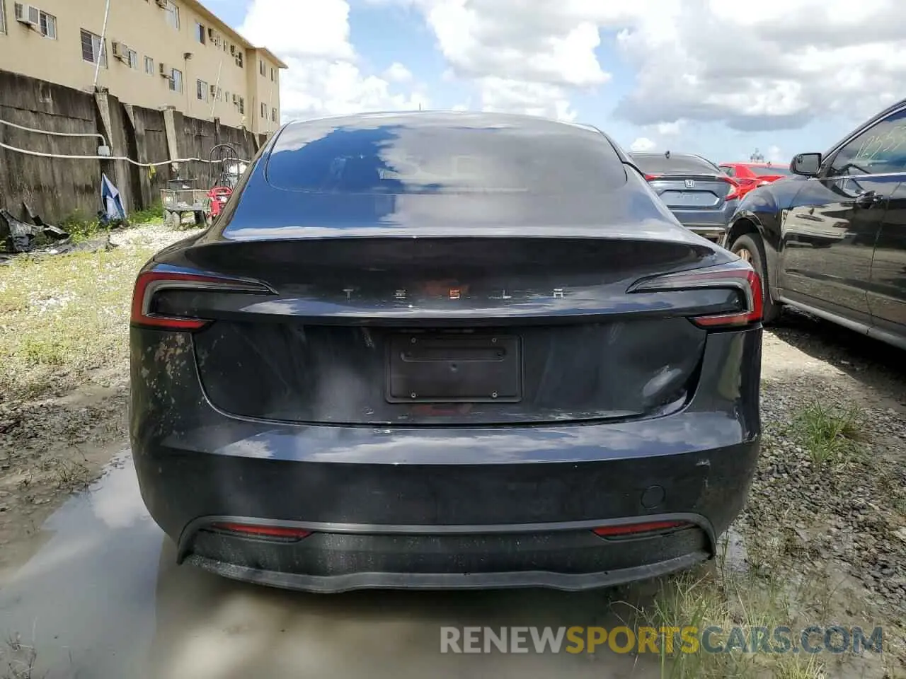 6 fotografías del automóvil dañado 5YJ3E1EA0RF735839 TESLA MODEL 3 2024