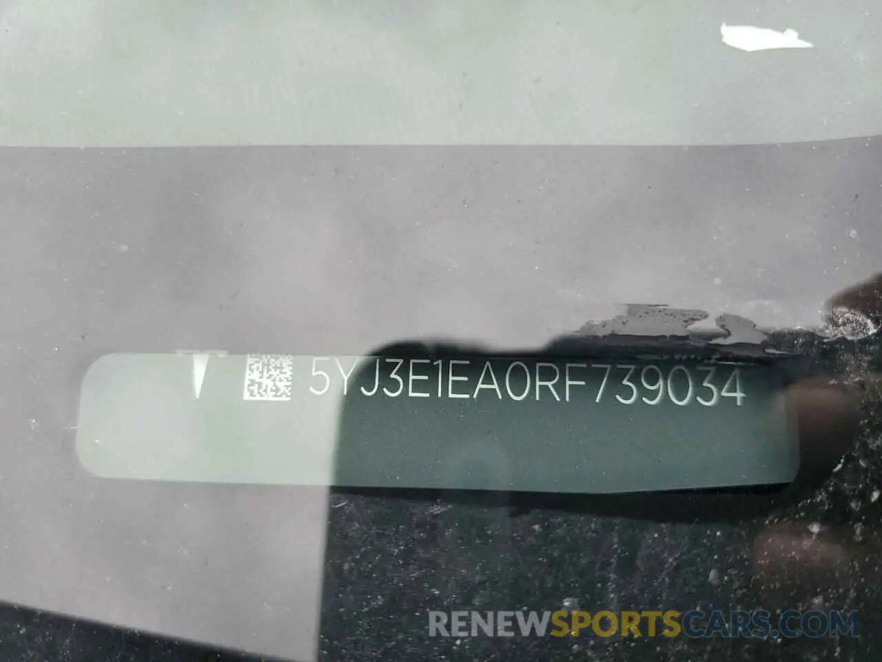 14 fotografías del automóvil dañado 5YJ3E1EA0RF739034 TESLA MODEL 3 2024