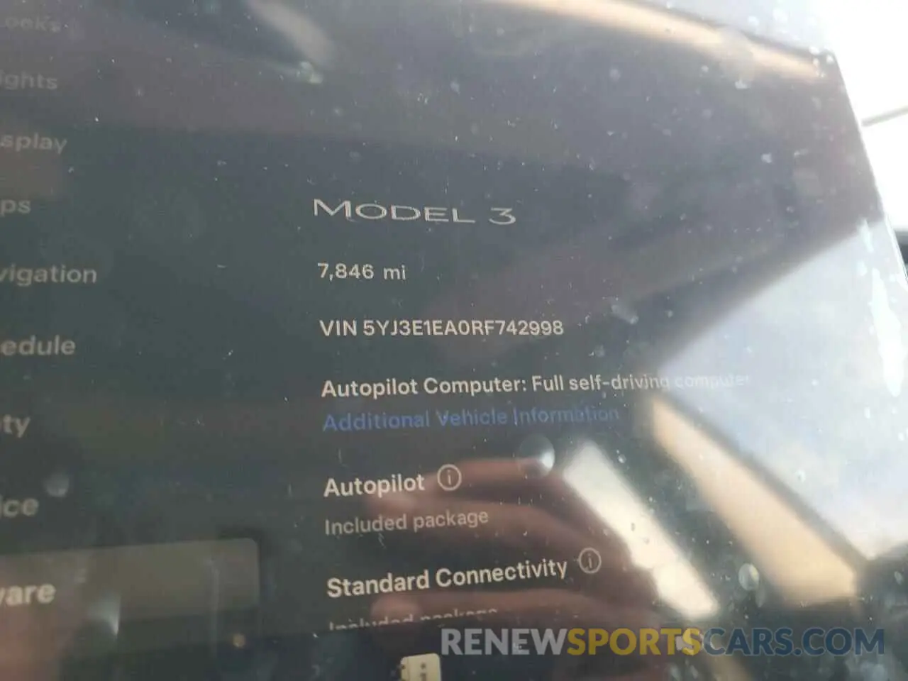 9 fotografías del automóvil dañado 5YJ3E1EA0RF742998 TESLA MODEL 3 2024