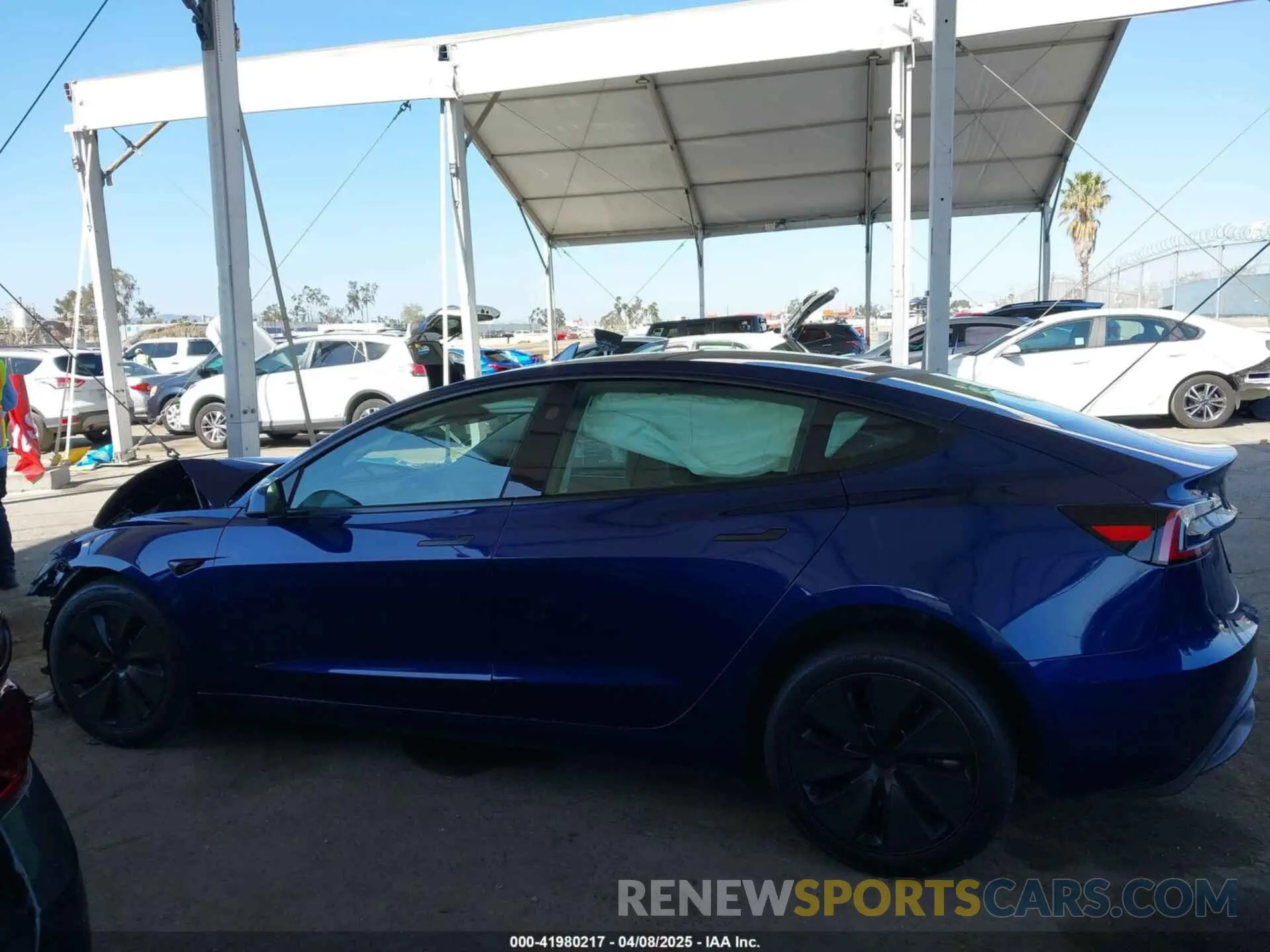 14 fotografías del automóvil dañado 5YJ3E1EA0RF745089 TESLA MODEL 3 2024