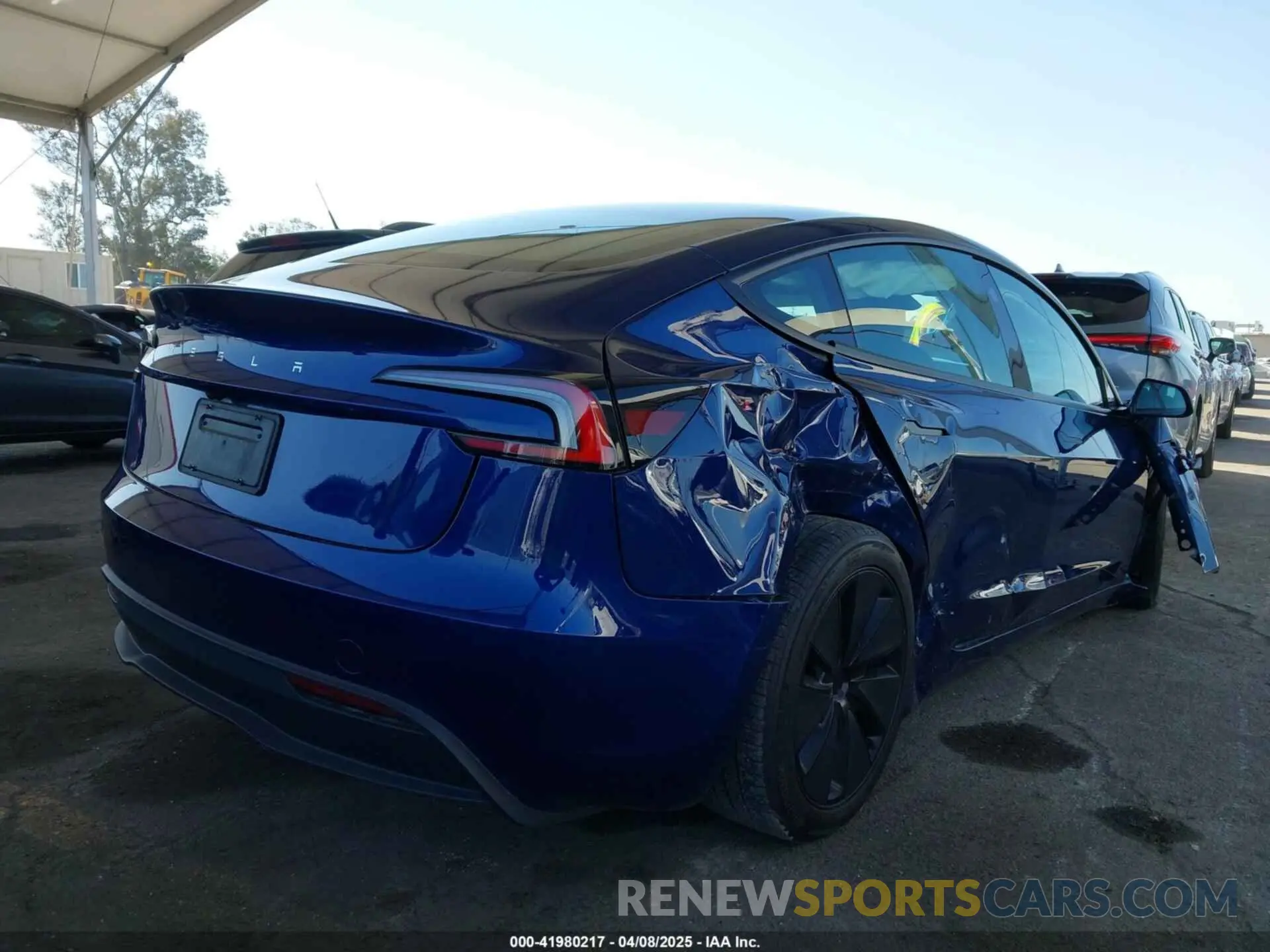 4 fotografías del automóvil dañado 5YJ3E1EA0RF745089 TESLA MODEL 3 2024