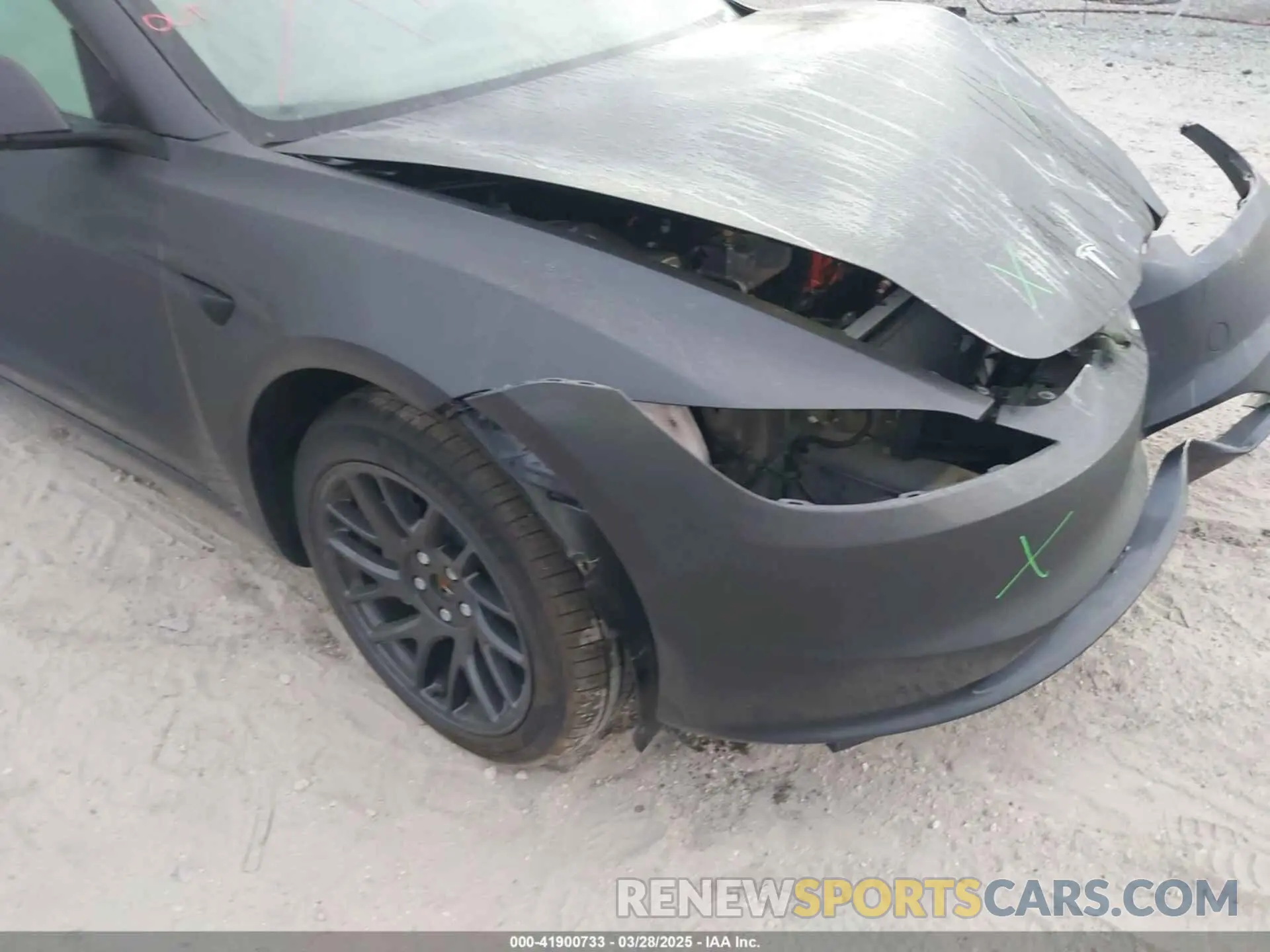 20 fotografías del automóvil dañado 5YJ3E1EA0RF748588 TESLA MODEL 3 2024