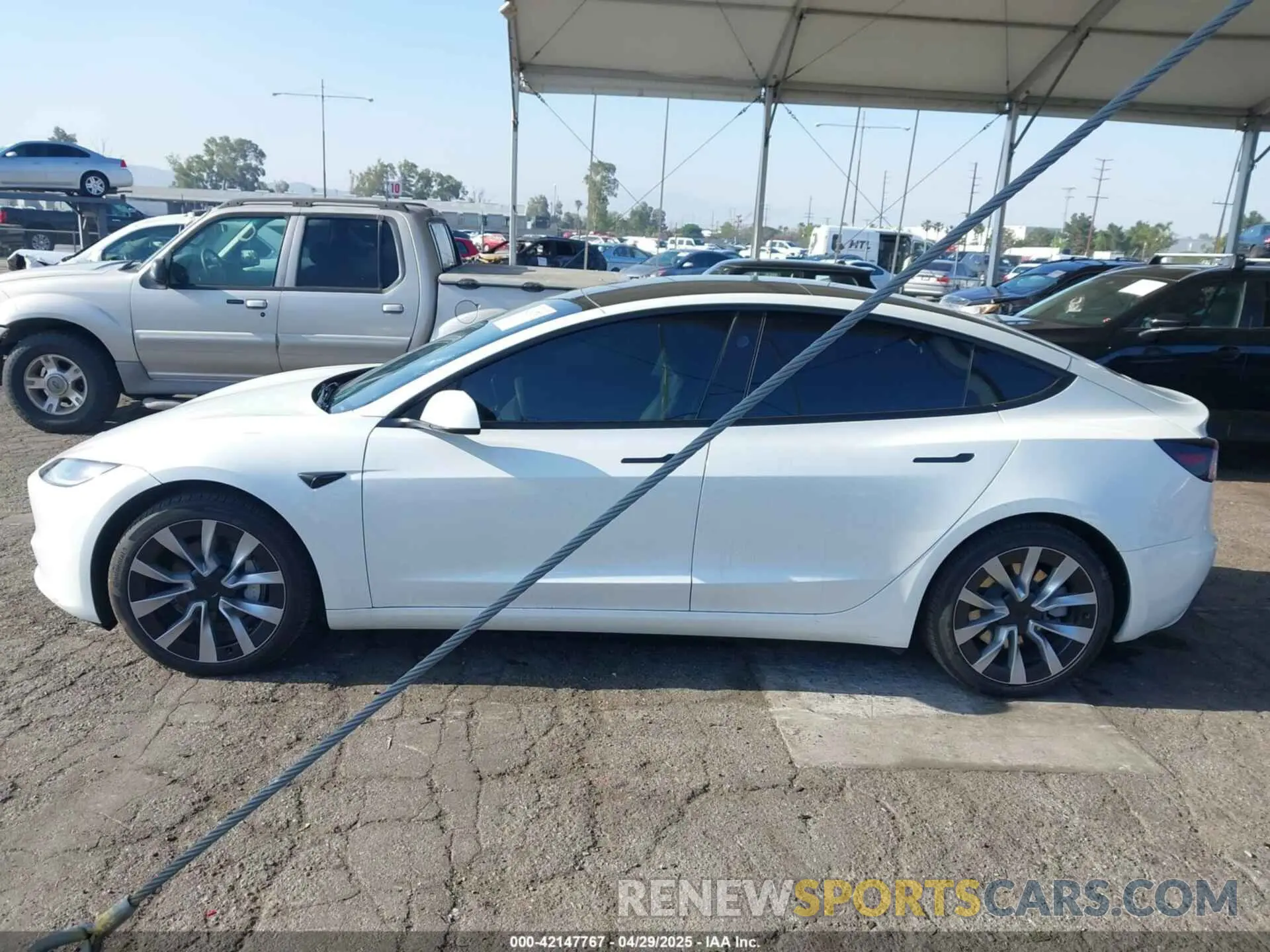 14 fotografías del automóvil dañado 5YJ3E1EA0RF752172 TESLA MODEL 3 2024