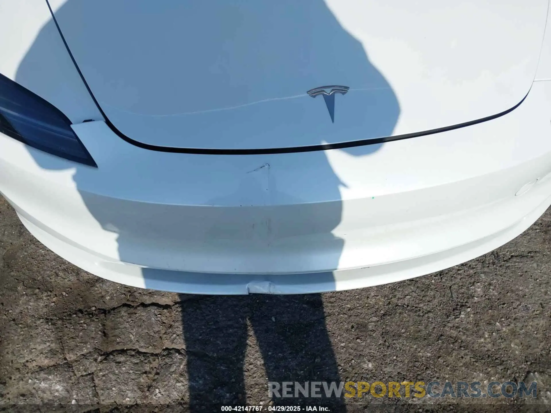 6 fotografías del automóvil dañado 5YJ3E1EA0RF752172 TESLA MODEL 3 2024
