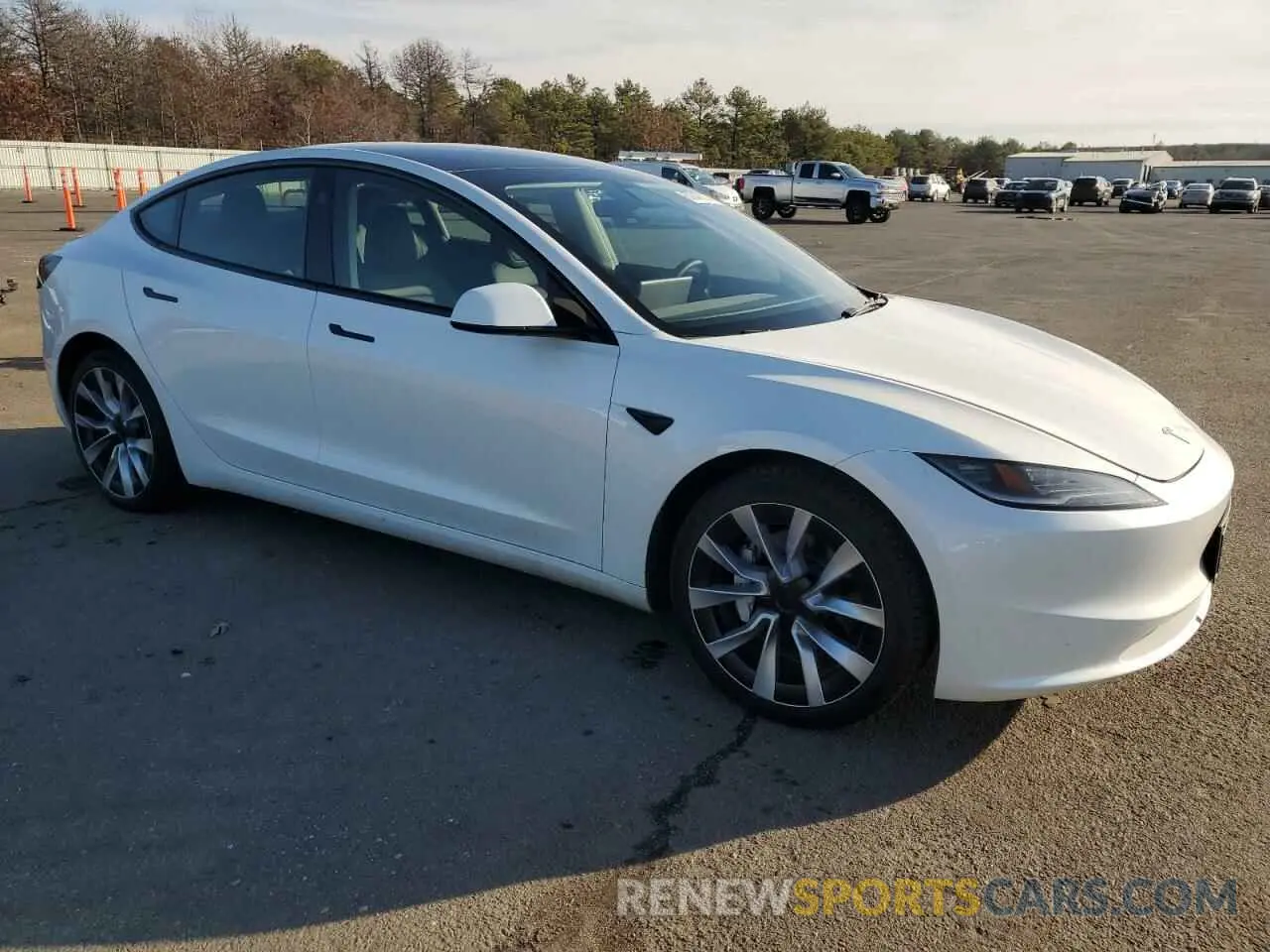 4 fotografías del automóvil dañado 5YJ3E1EA0RF767772 TESLA MODEL 3 2024