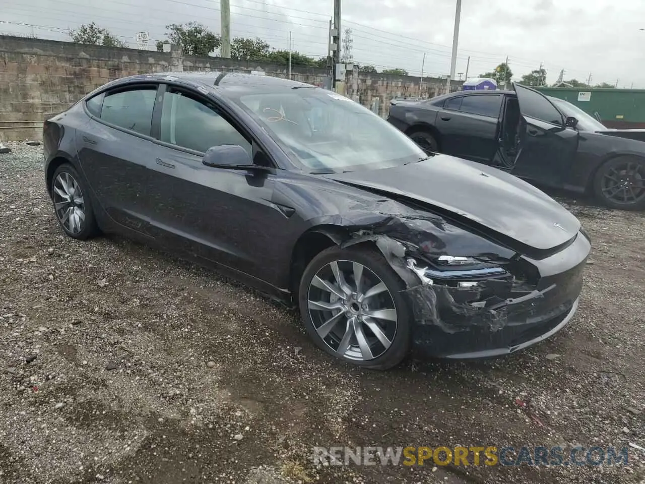 4 fotografías del automóvil dañado 5YJ3E1EA0RF768601 TESLA MODEL 3 2024